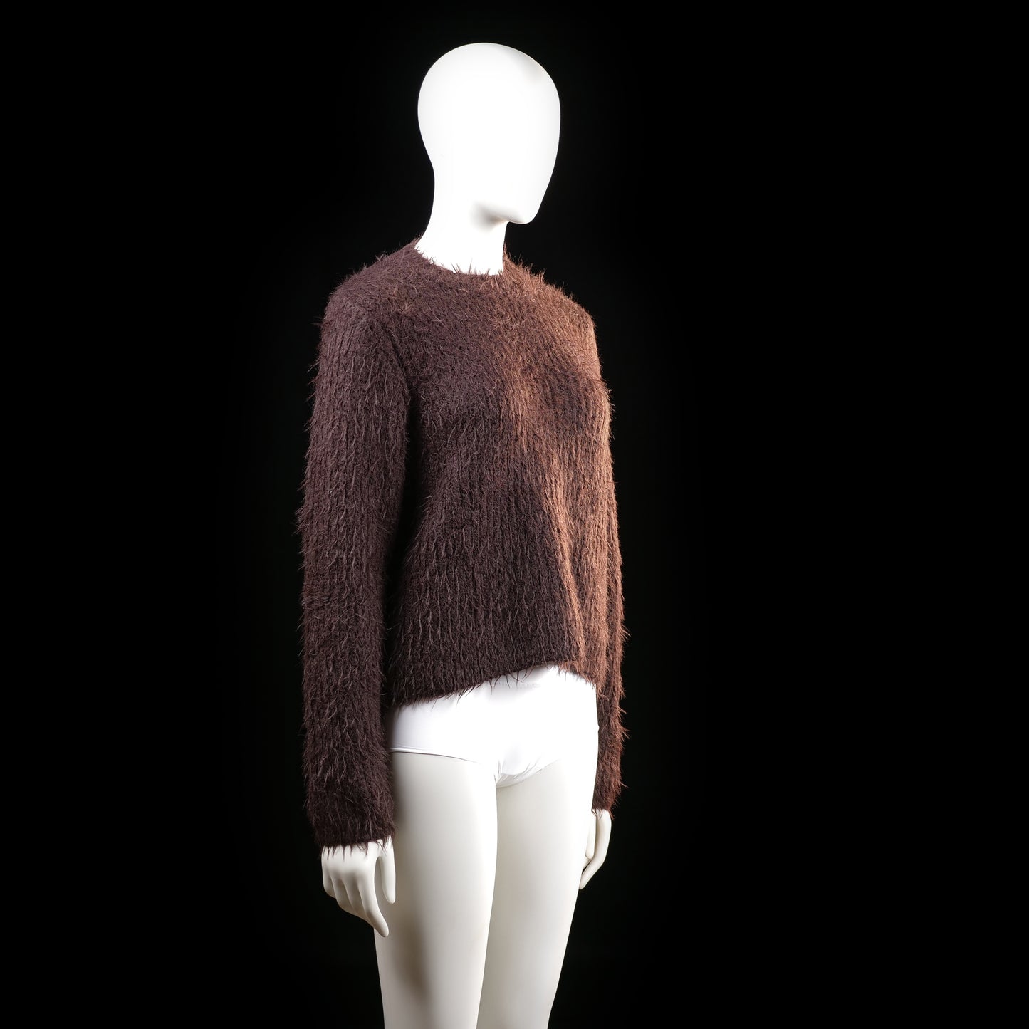 Wera - sweater - Dark Brown - (Storlek: XS)