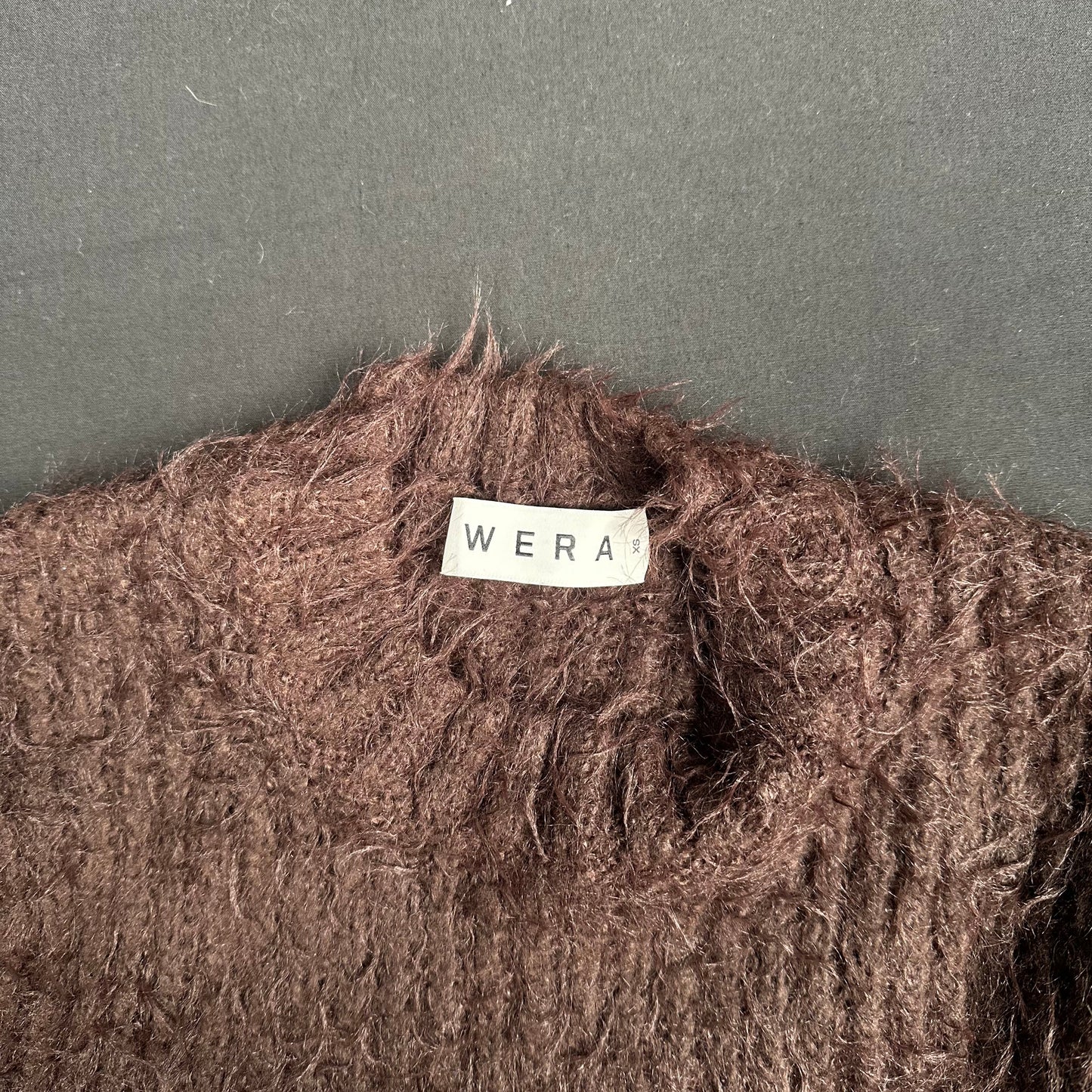 Wera - sweater - Dark Brown - (Storlek: XS)