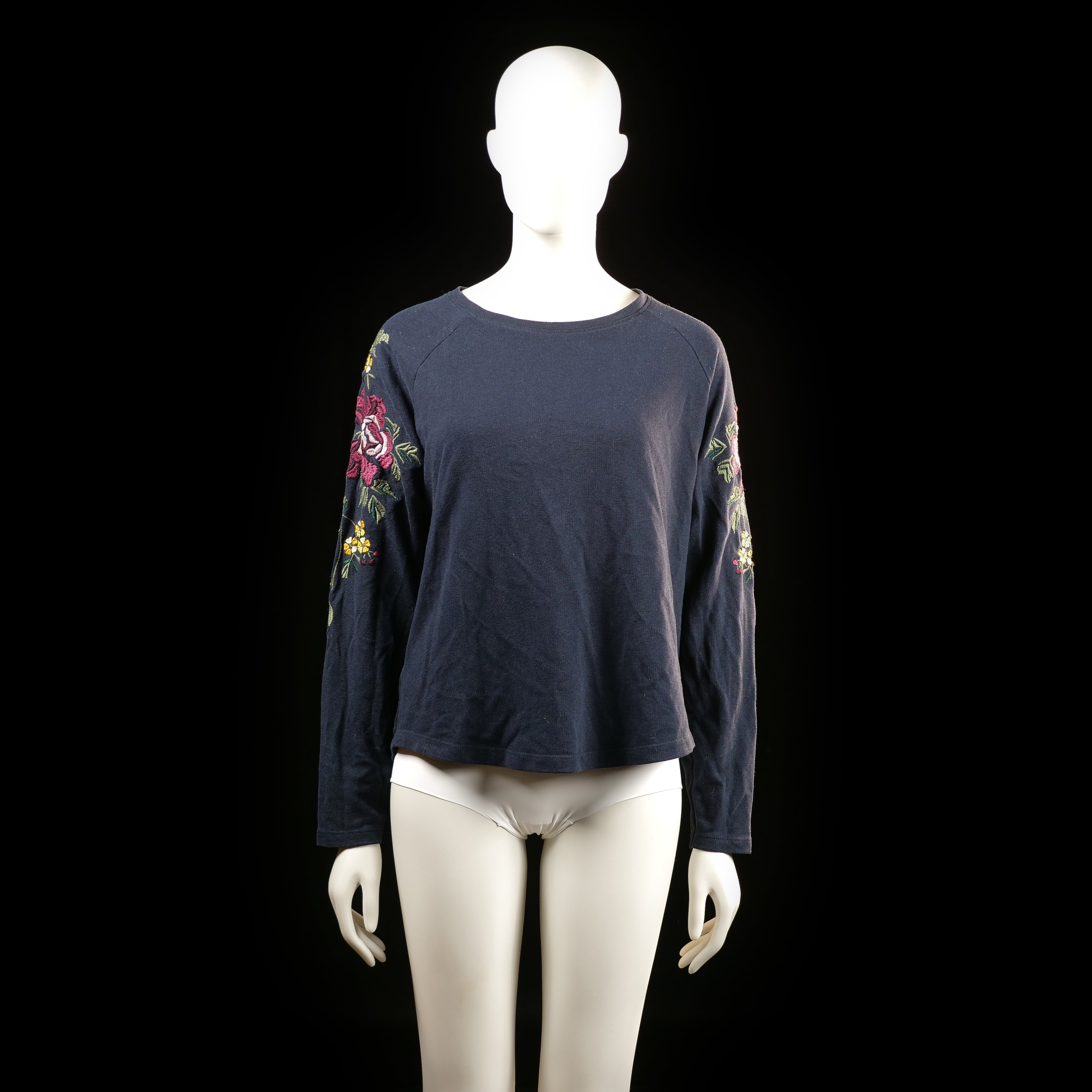 Only - long-sleeve top - Navy - (Storlek: M)