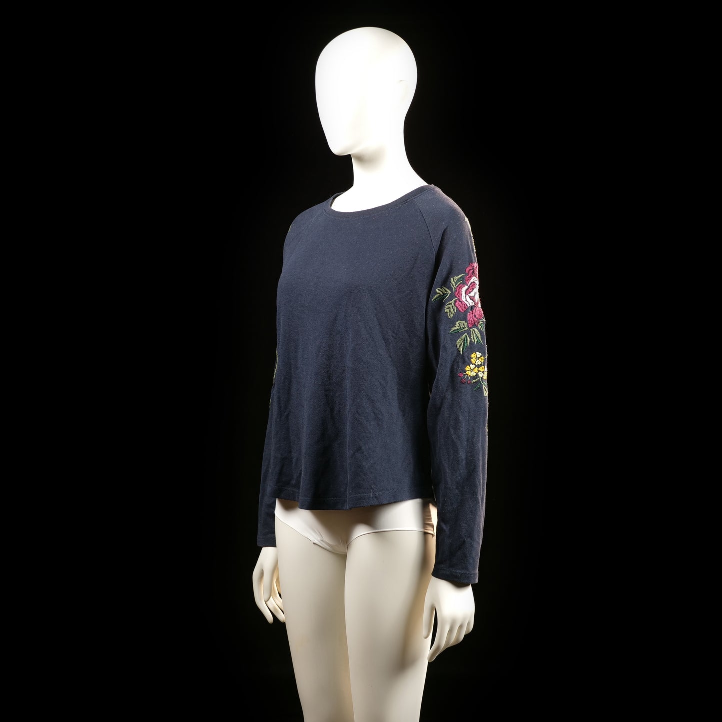 Only - long-sleeve top - Navy - (Storlek: M)