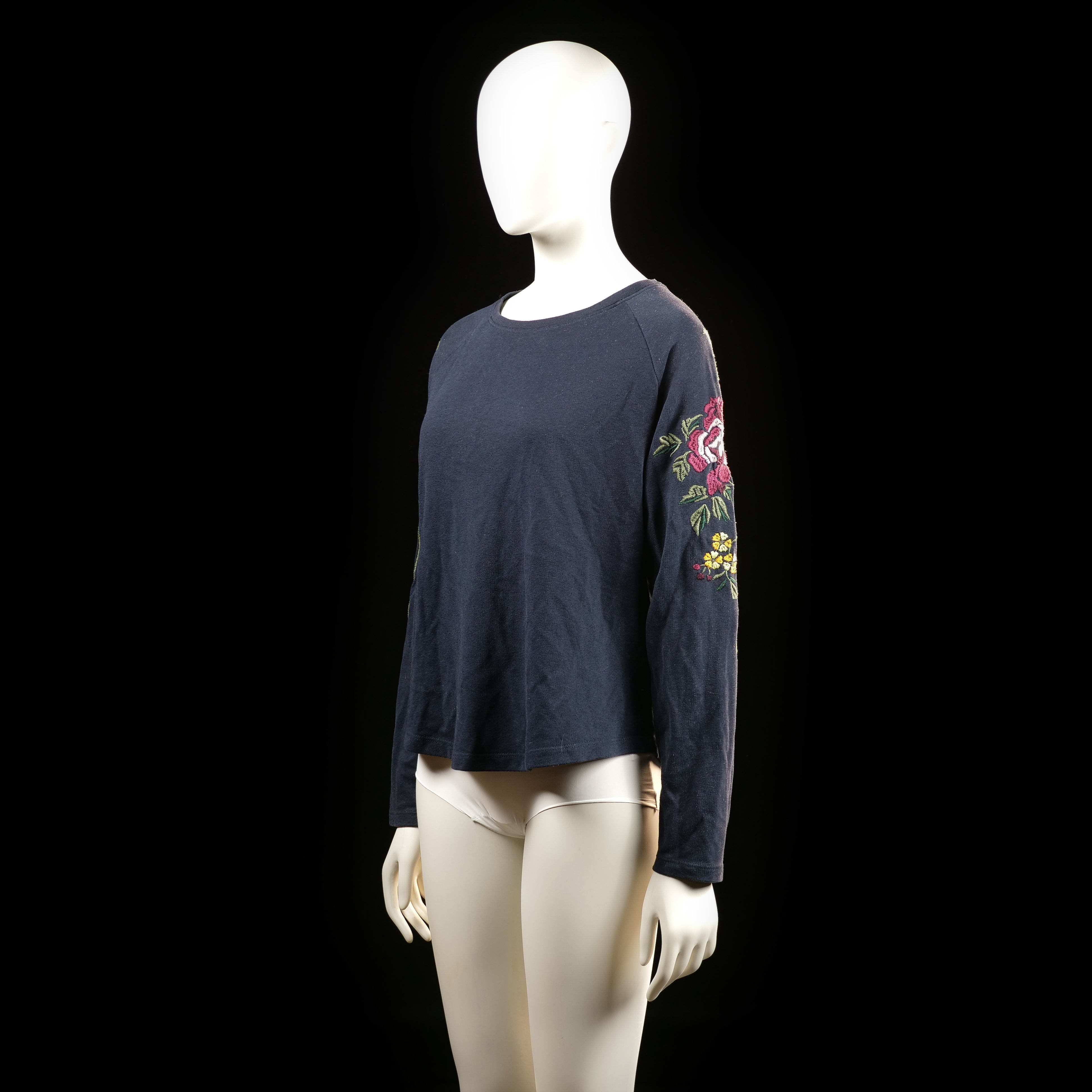 Only - long-sleeve top - Navy - (Storlek: M)