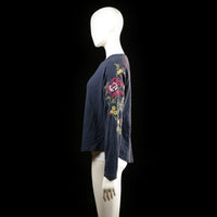 Only - long-sleeve top - Navy - (Storlek: M)