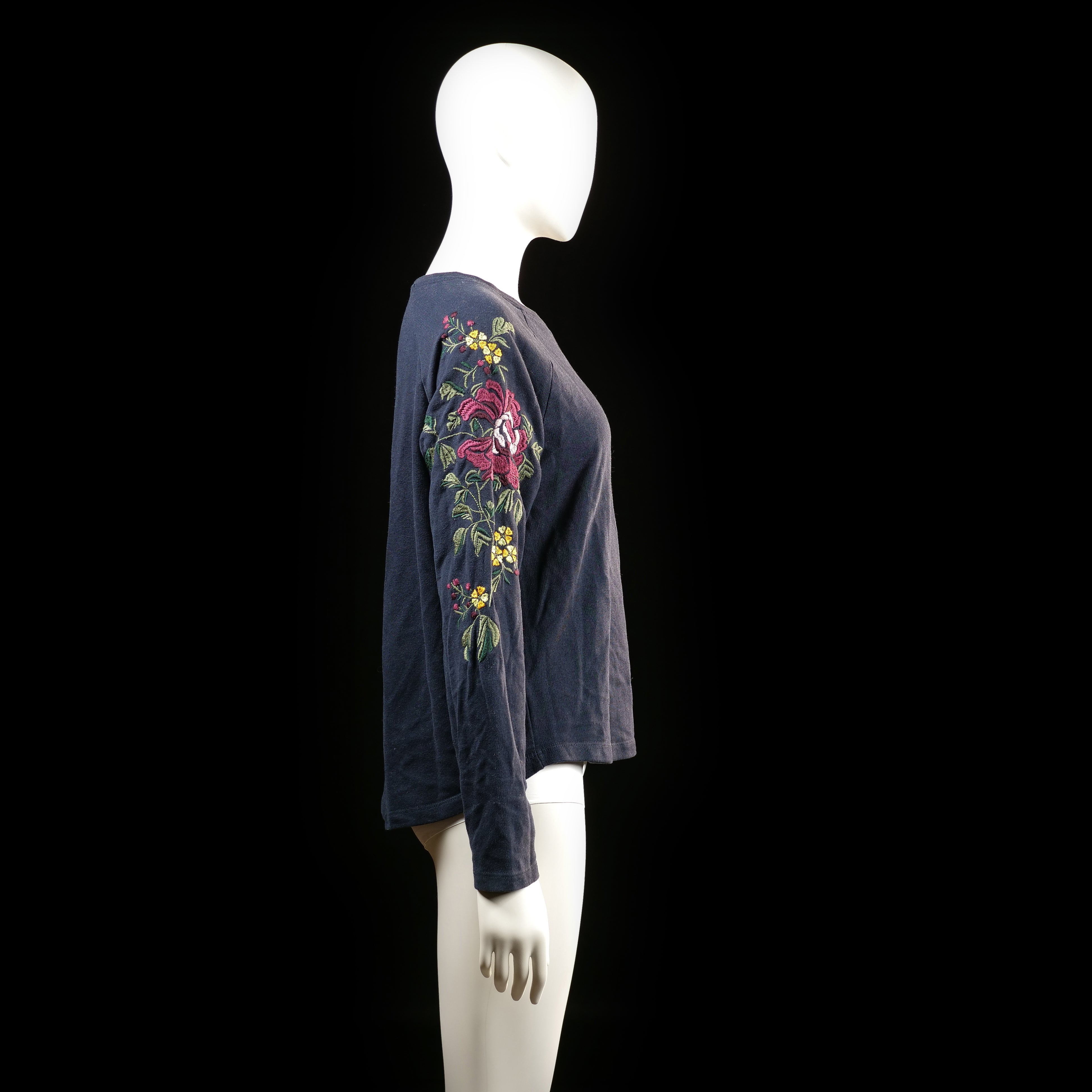 Only - long-sleeve top - Navy - (Storlek: M)