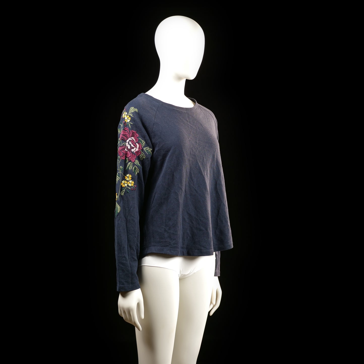 Only - long-sleeve top - Navy - (Storlek: M)