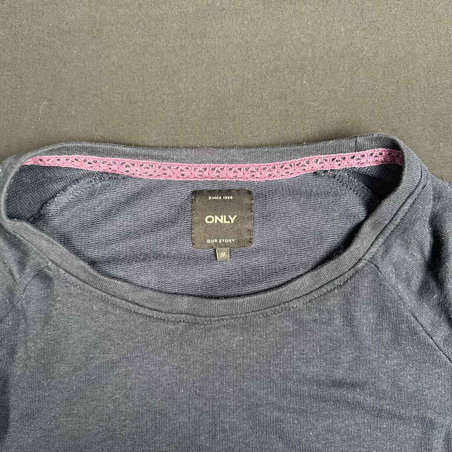 Only - long-sleeve top - Navy - (Storlek: M)