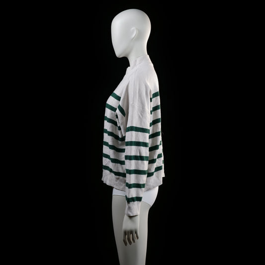 Primark - sweater - Ivory, Forest Green - (Storlek: XL)