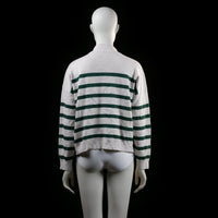 Primark - sweater - Ivory, Forest Green - (Storlek: XL)