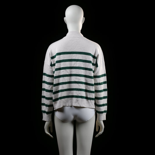 Primark - sweater - Ivory, Forest Green - (Storlek: XL)