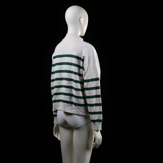 Primark - sweater - Ivory, Forest Green - (Storlek: XL)