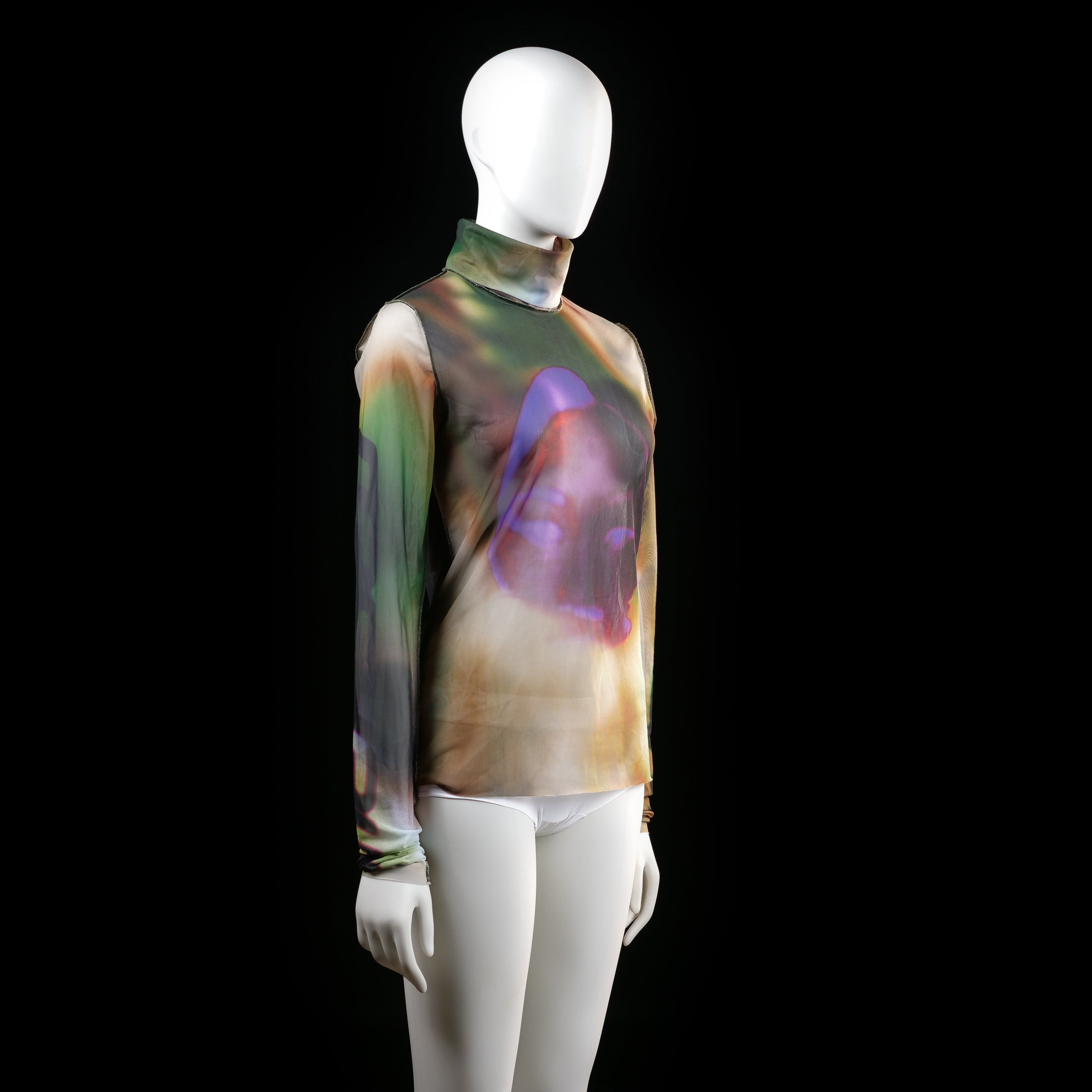 Weekday - turtleneck - MULTICOLORED - (Storlek: M)