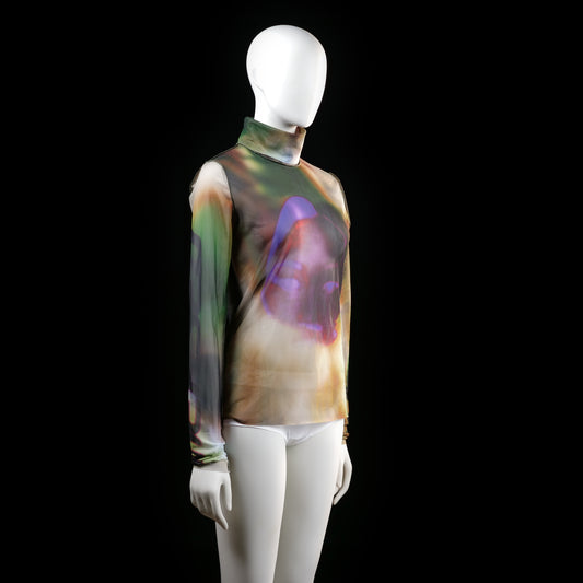 Weekday - turtleneck - MULTICOLORED - (Storlek: M)