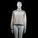 H&M - turtleneck - Ivory, Black - (Storlek: S)