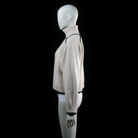 H&M - turtleneck - Ivory, Black - (Storlek: S)