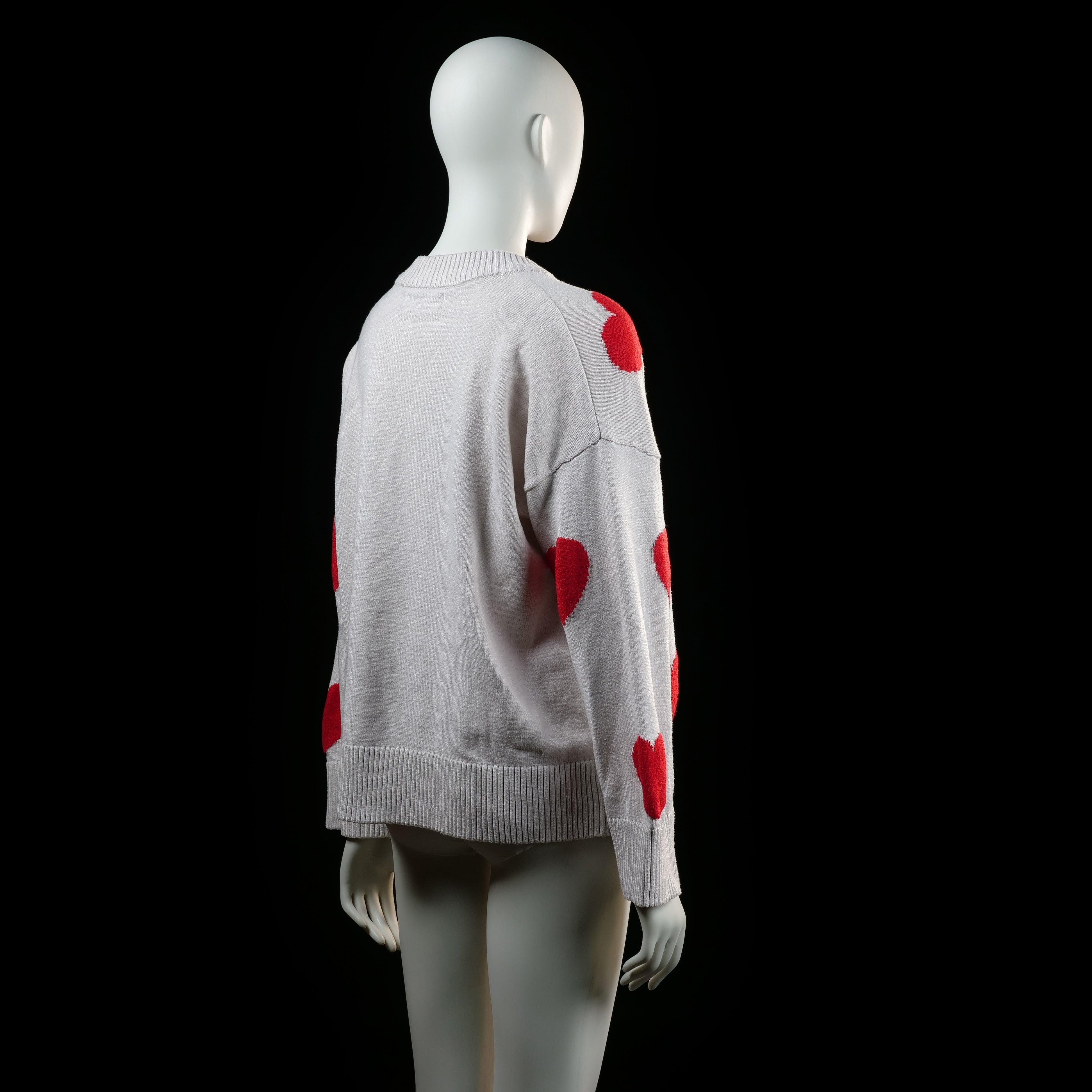 Fb Sister - sweater - White, Red - (Storlek: S)