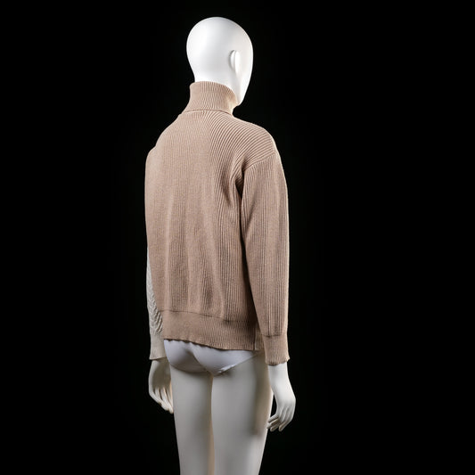 sweater - Beige, Ivory, Lavender - (Storlek: L)