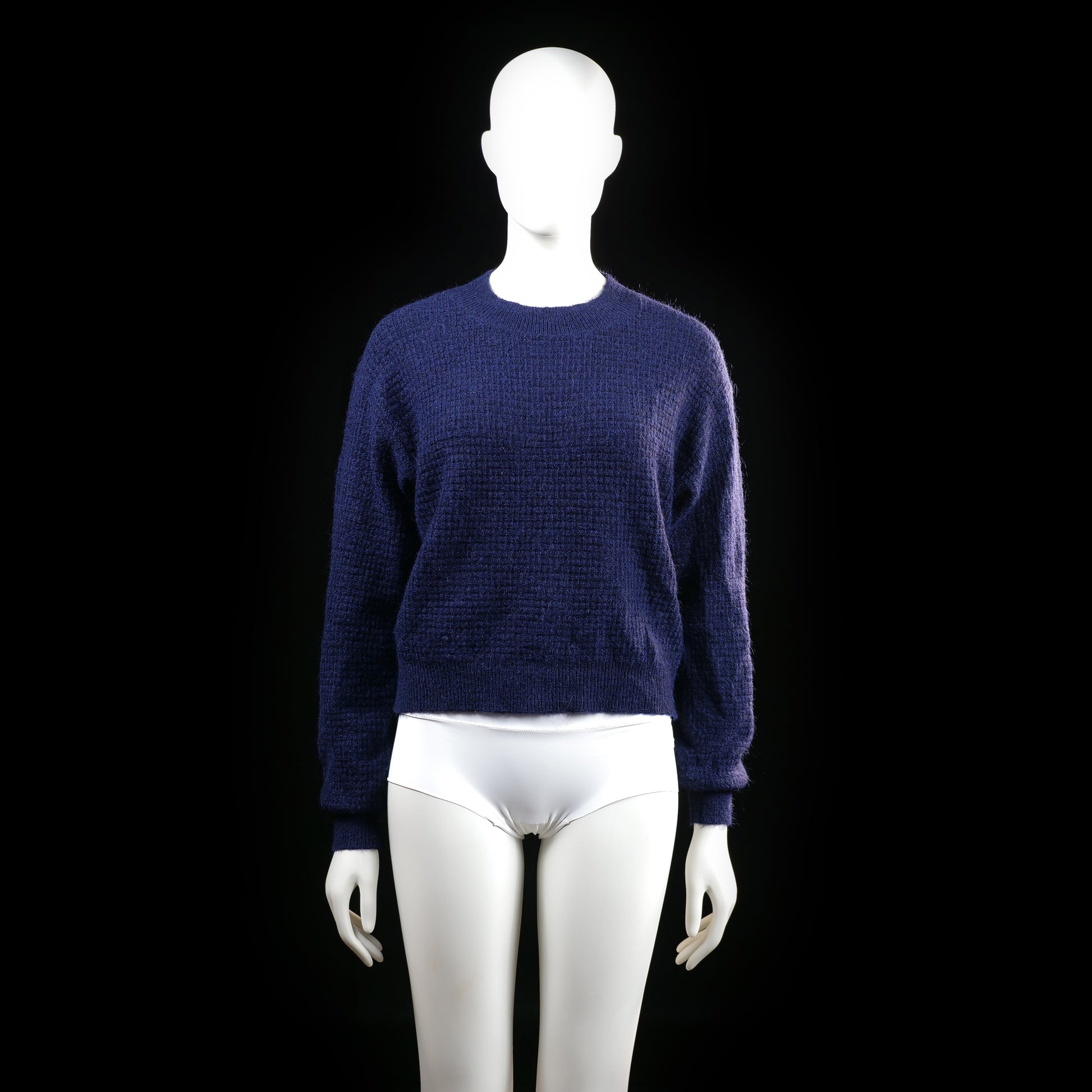 Lindex - sweater - Navy - (Storlek: XS) - (NEW)