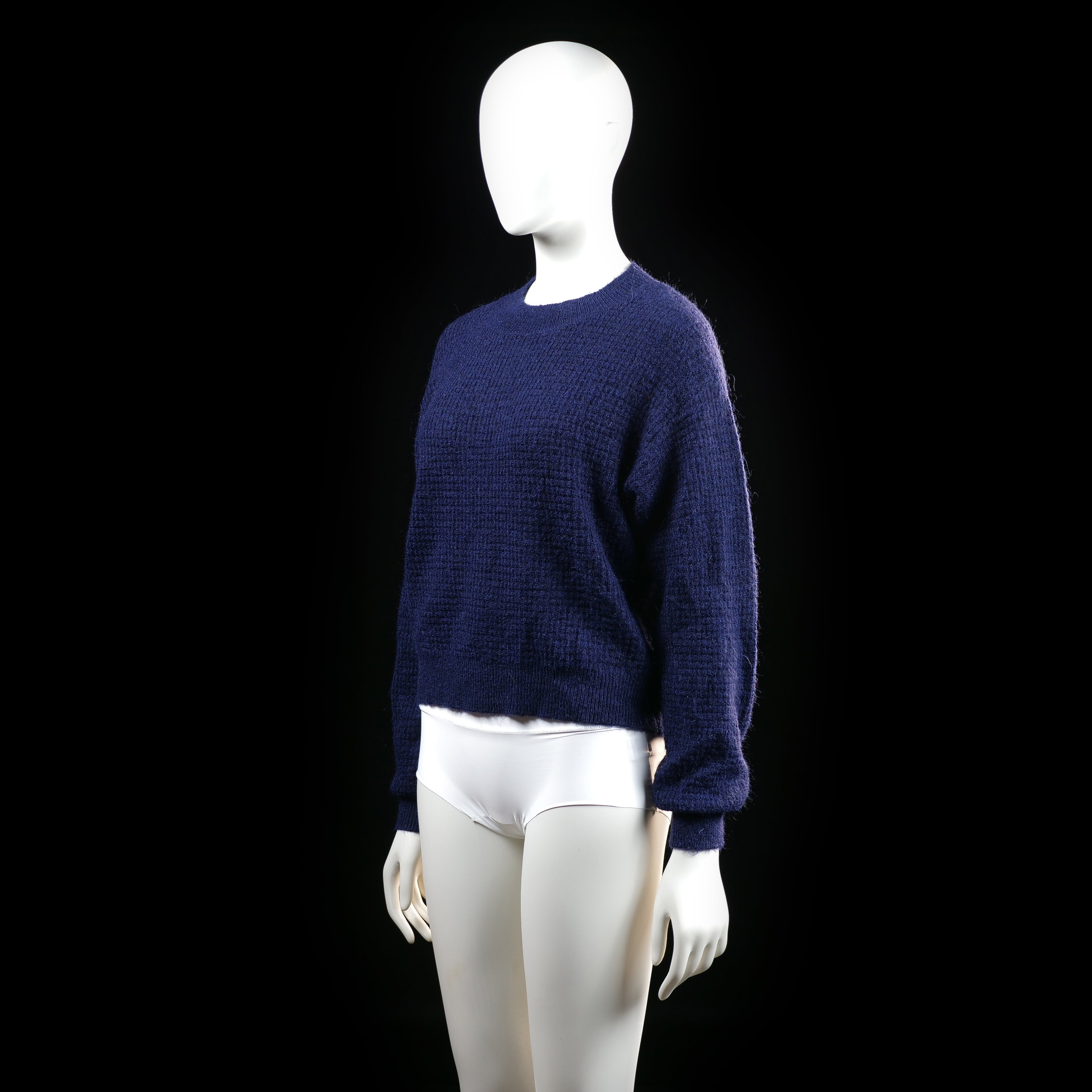 Lindex - sweater - Navy - (Storlek: XS) - (NEW)