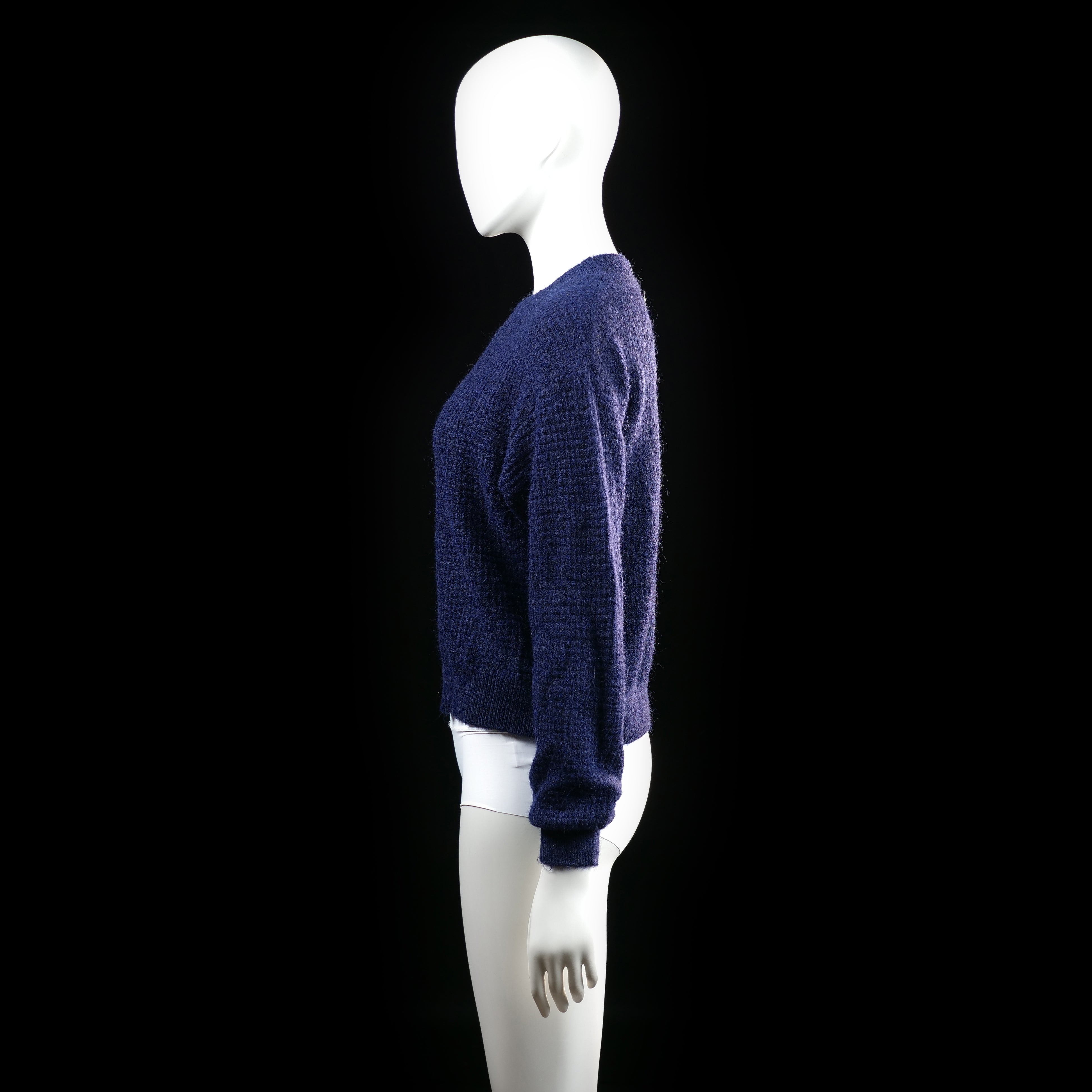 Lindex - sweater - Navy - (Storlek: XS) - (NEW)