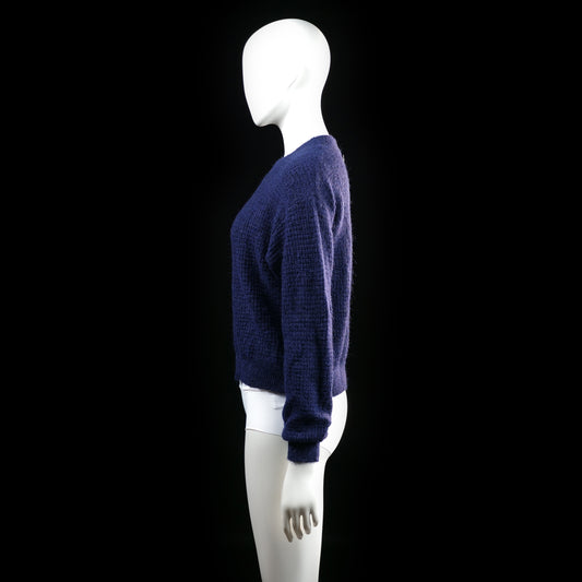Lindex - sweater - Navy - (Storlek: XS) - (NEW)