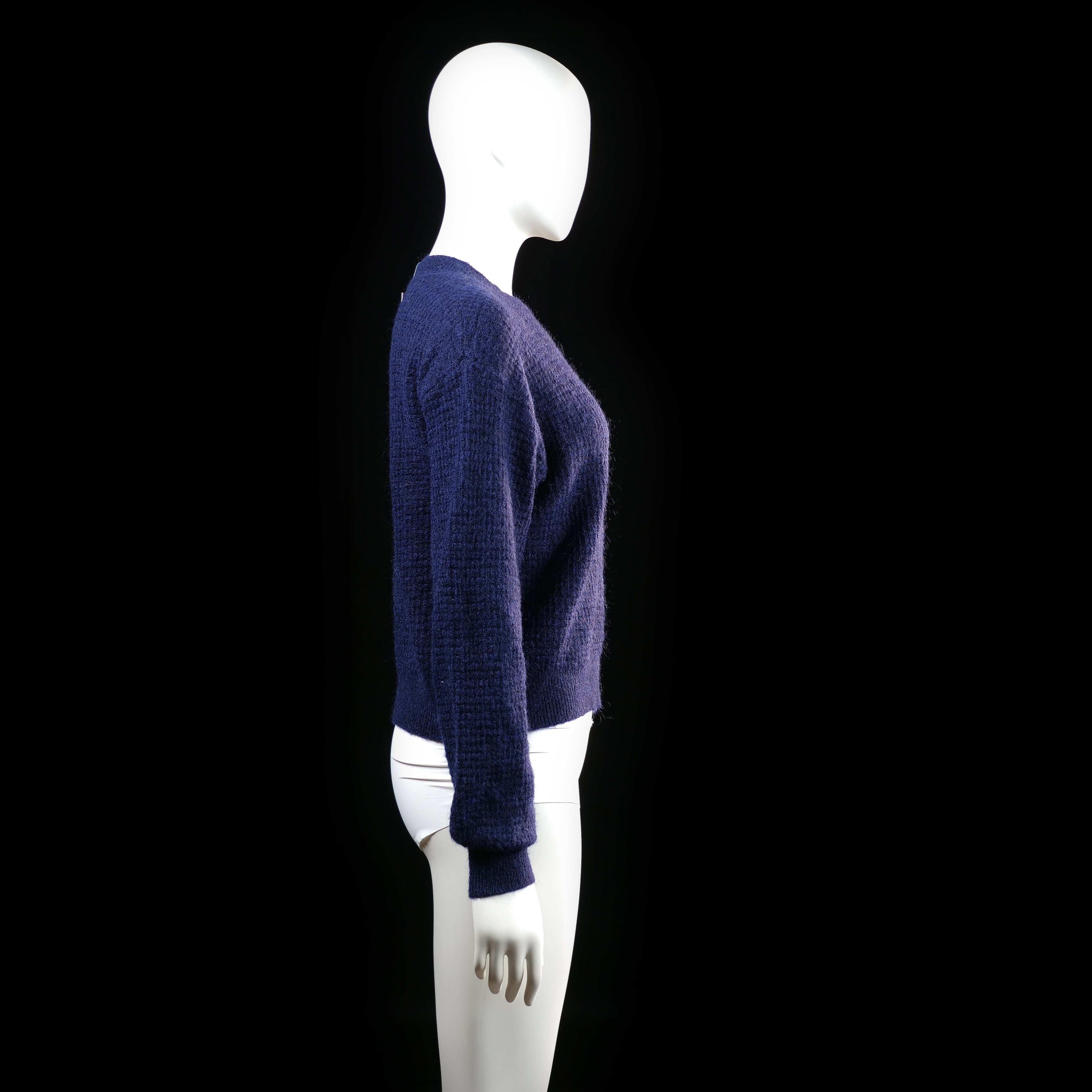 Lindex - sweater - Navy - (Storlek: XS) - (NEW)