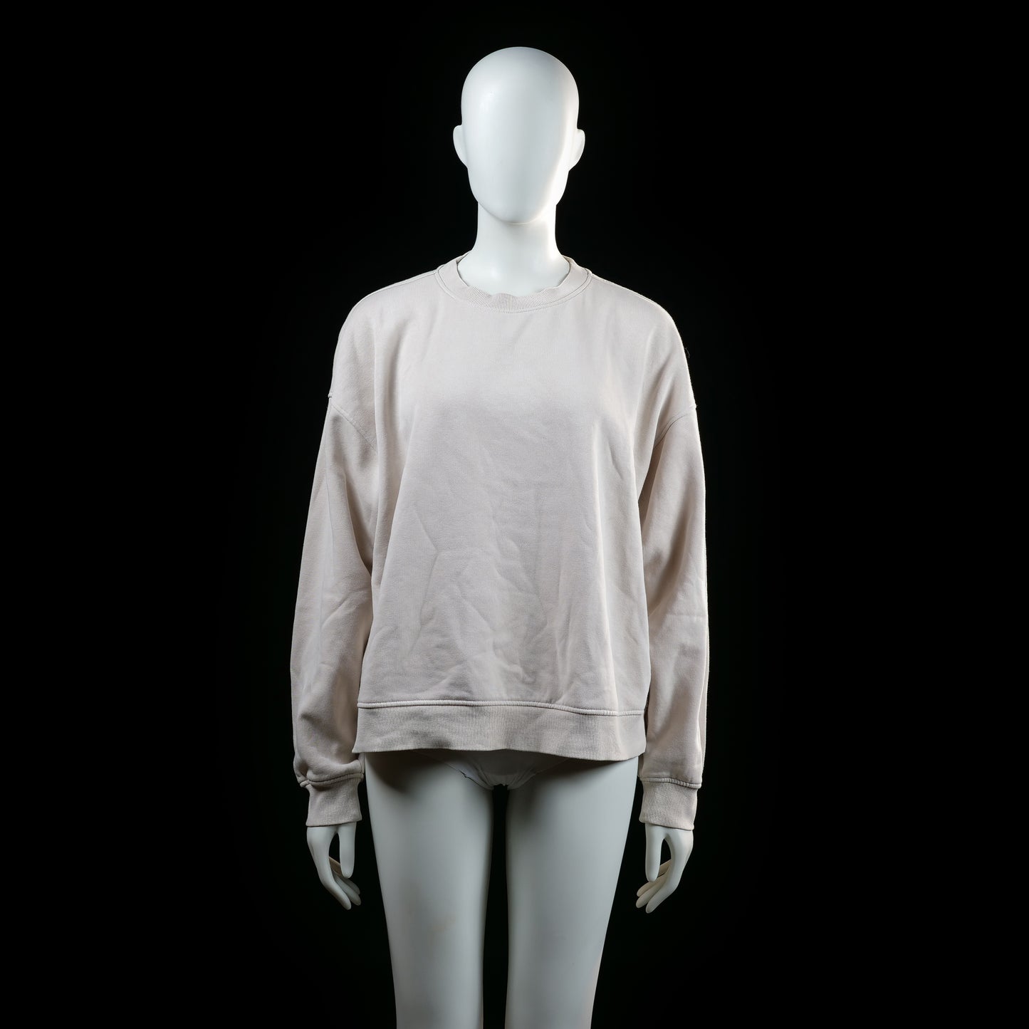 Cubus - sweatshirt - Ivory - (Storlek: L)