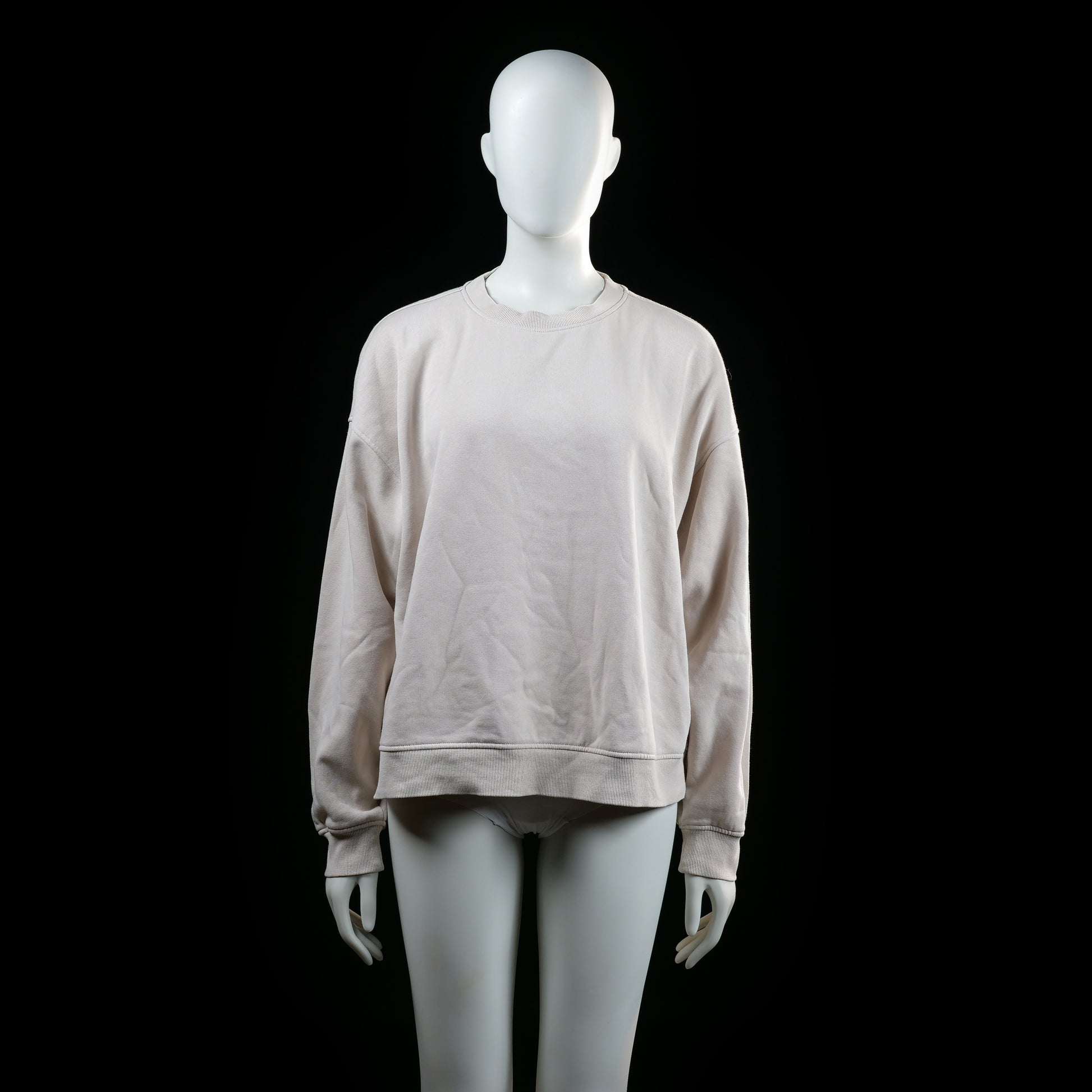 Cubus - sweatshirt - Ivory - (Storlek: L)