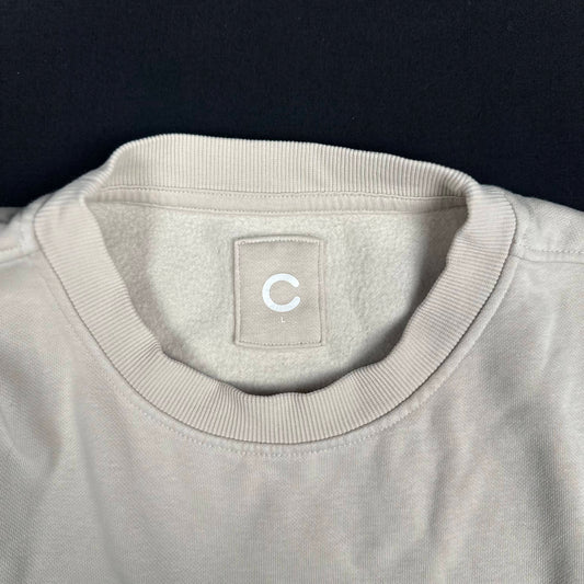 Cubus - sweatshirt - Ivory - (Storlek: L)