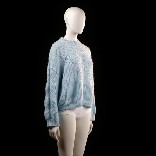 Noella - sweater - Light Blue - (Storlek: XS, S)