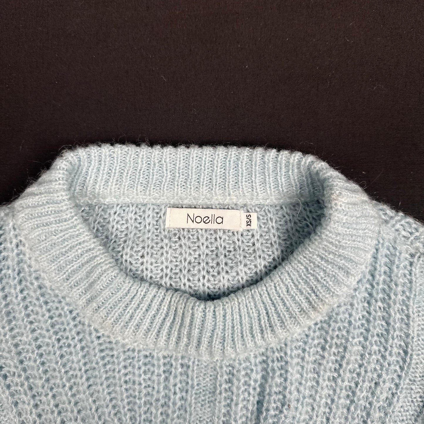 Noella - sweater - Light Blue - (Storlek: XS, S)