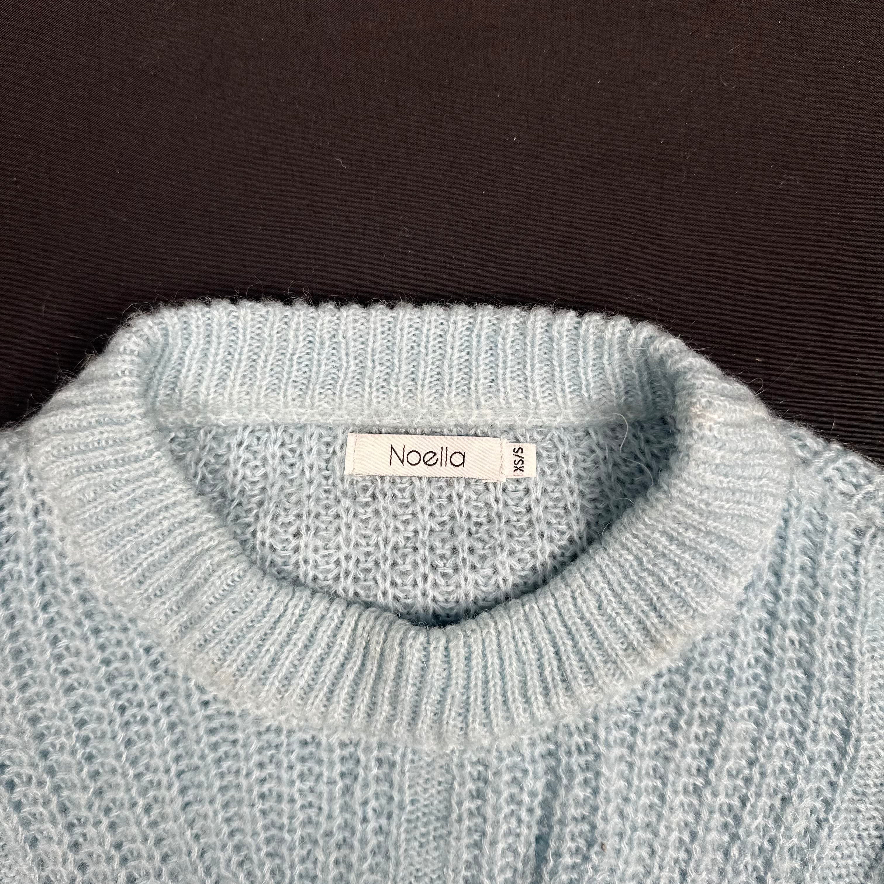 Noella - sweater - Light Blue - (Storlek: XS, S)