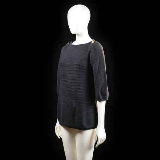 H&M - sweater - Dark Gray - (Storlek: XS)