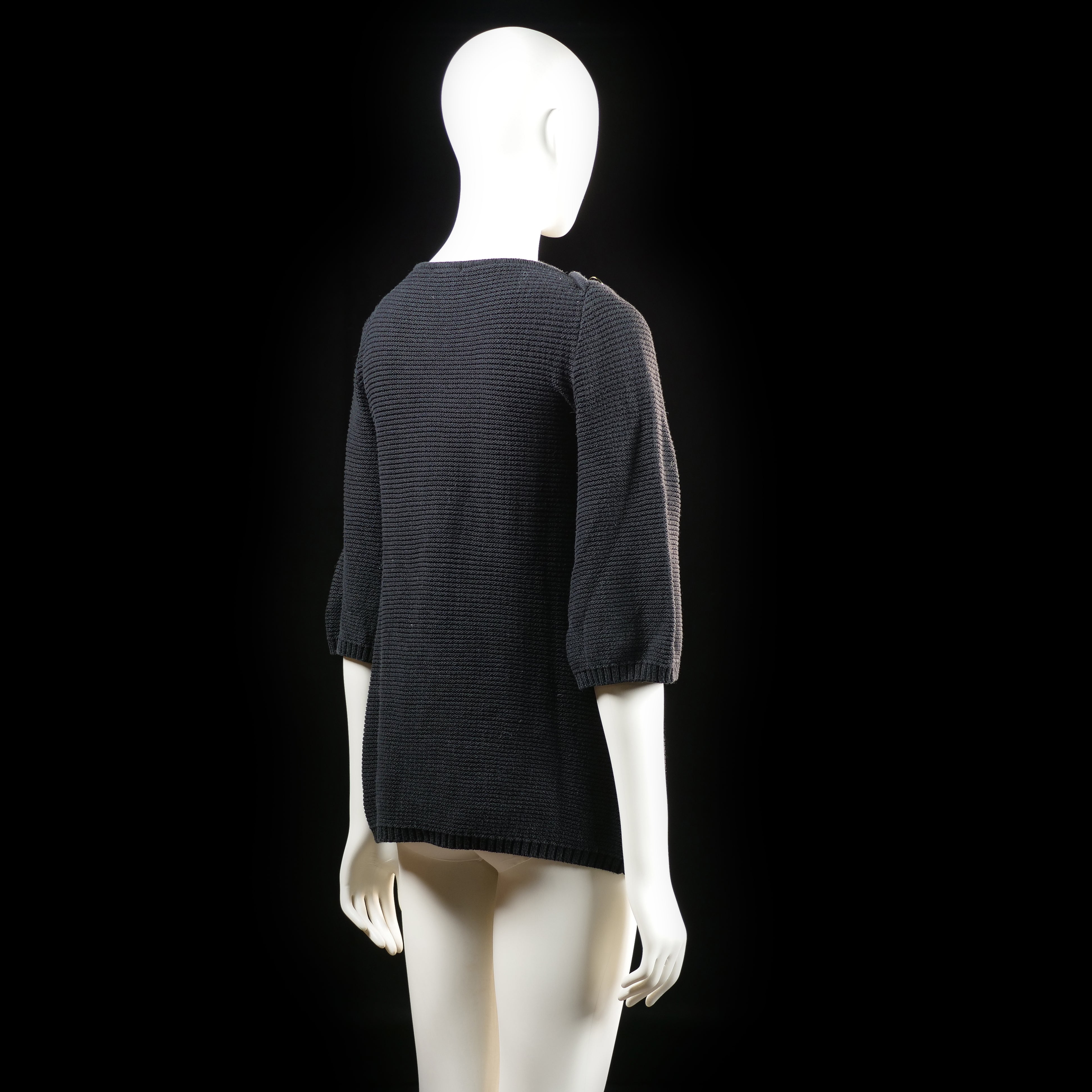 H&M - sweater - Dark Gray - (Storlek: XS)