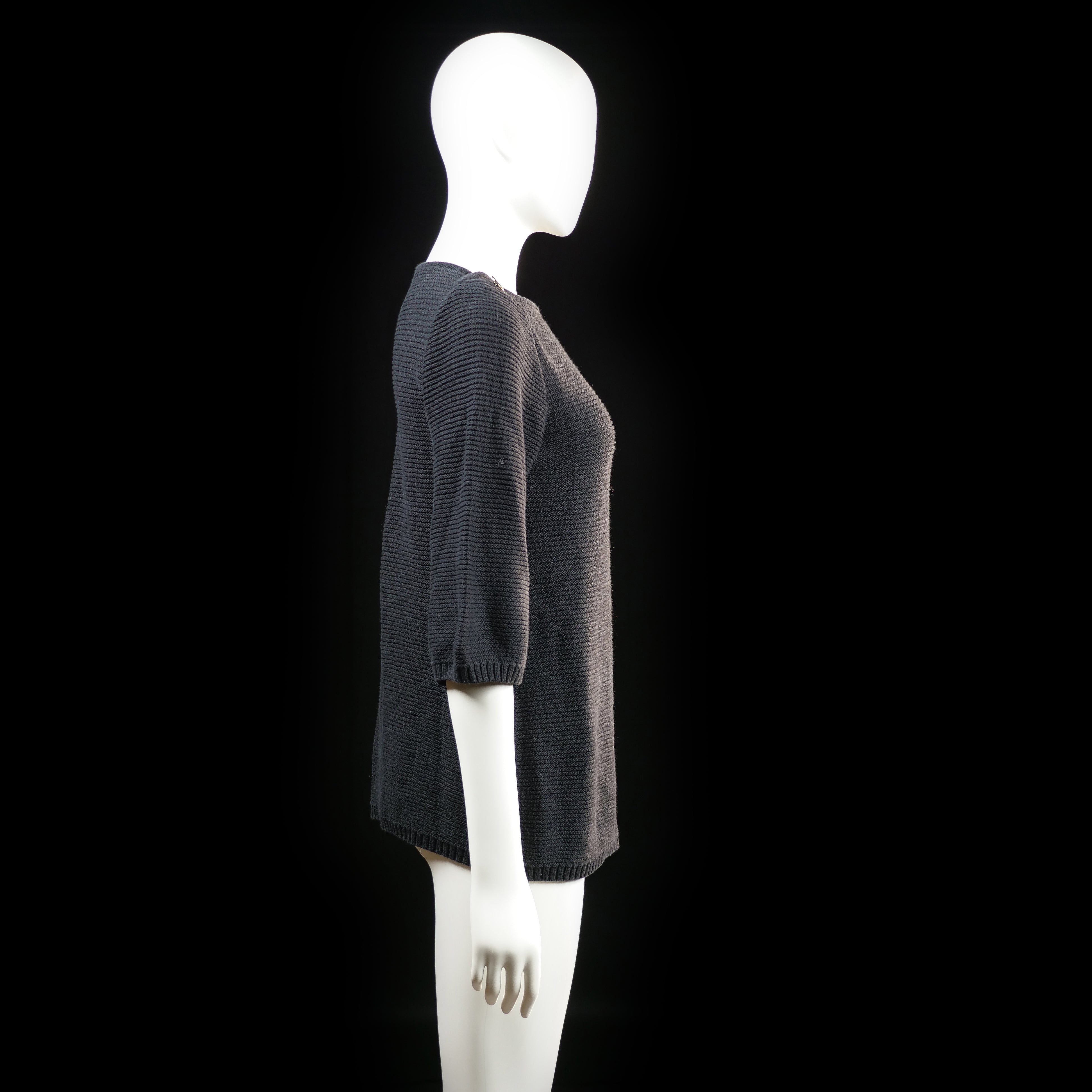 H&M - sweater - Dark Gray - (Storlek: XS)