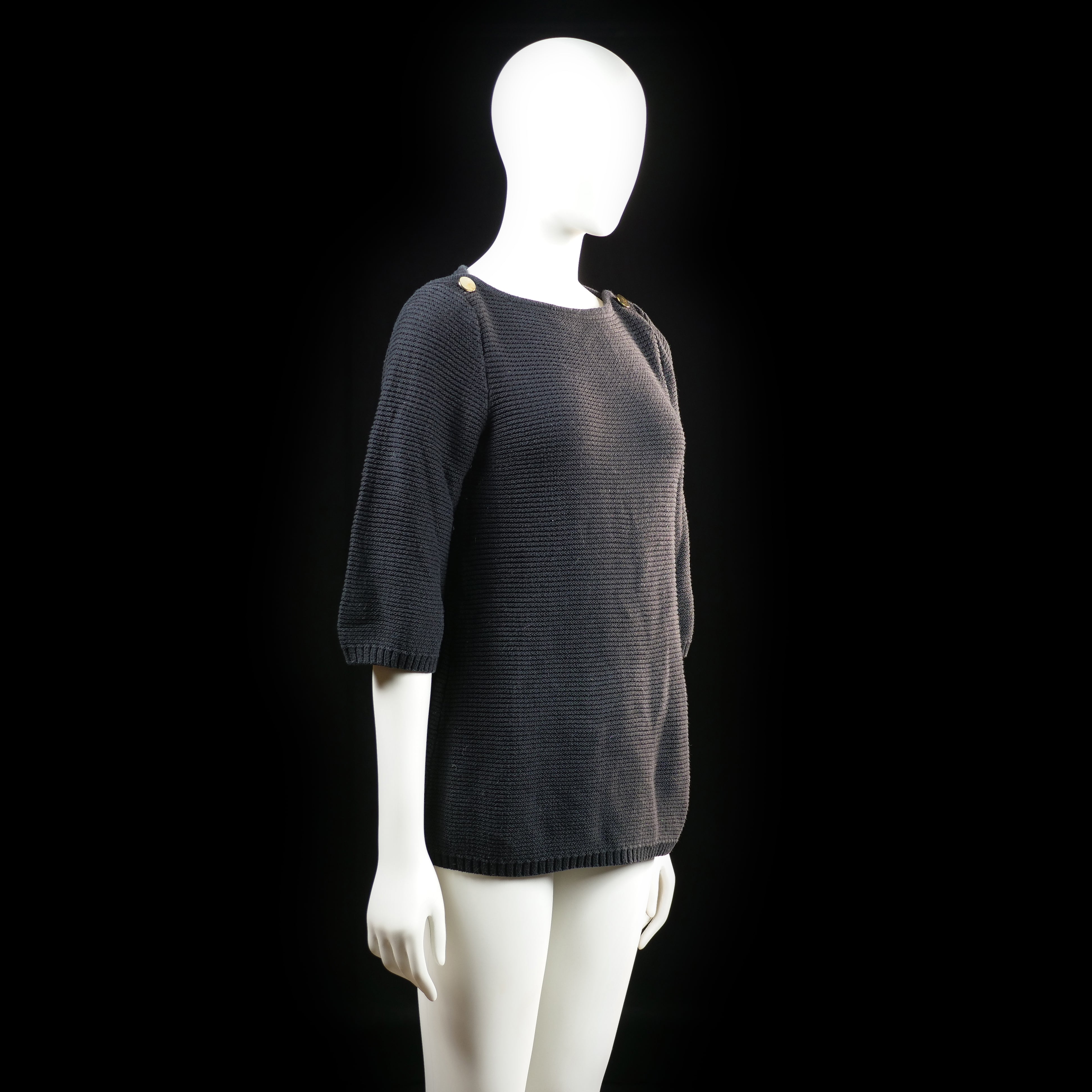 H&M - sweater - Dark Gray - (Storlek: XS)