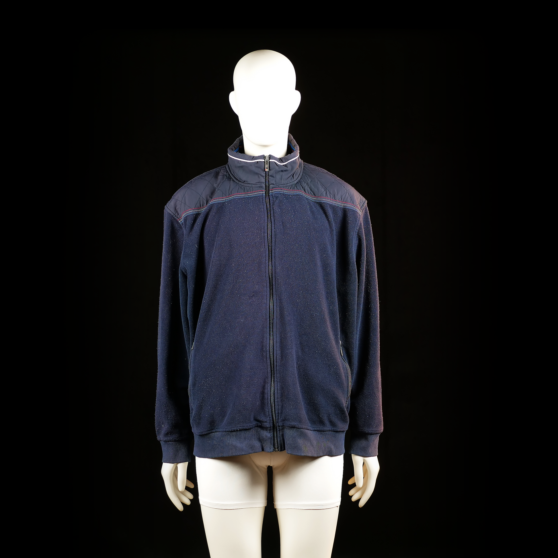 Adventure Line - fleece jacket - Navy - (Storlek: 3XL)