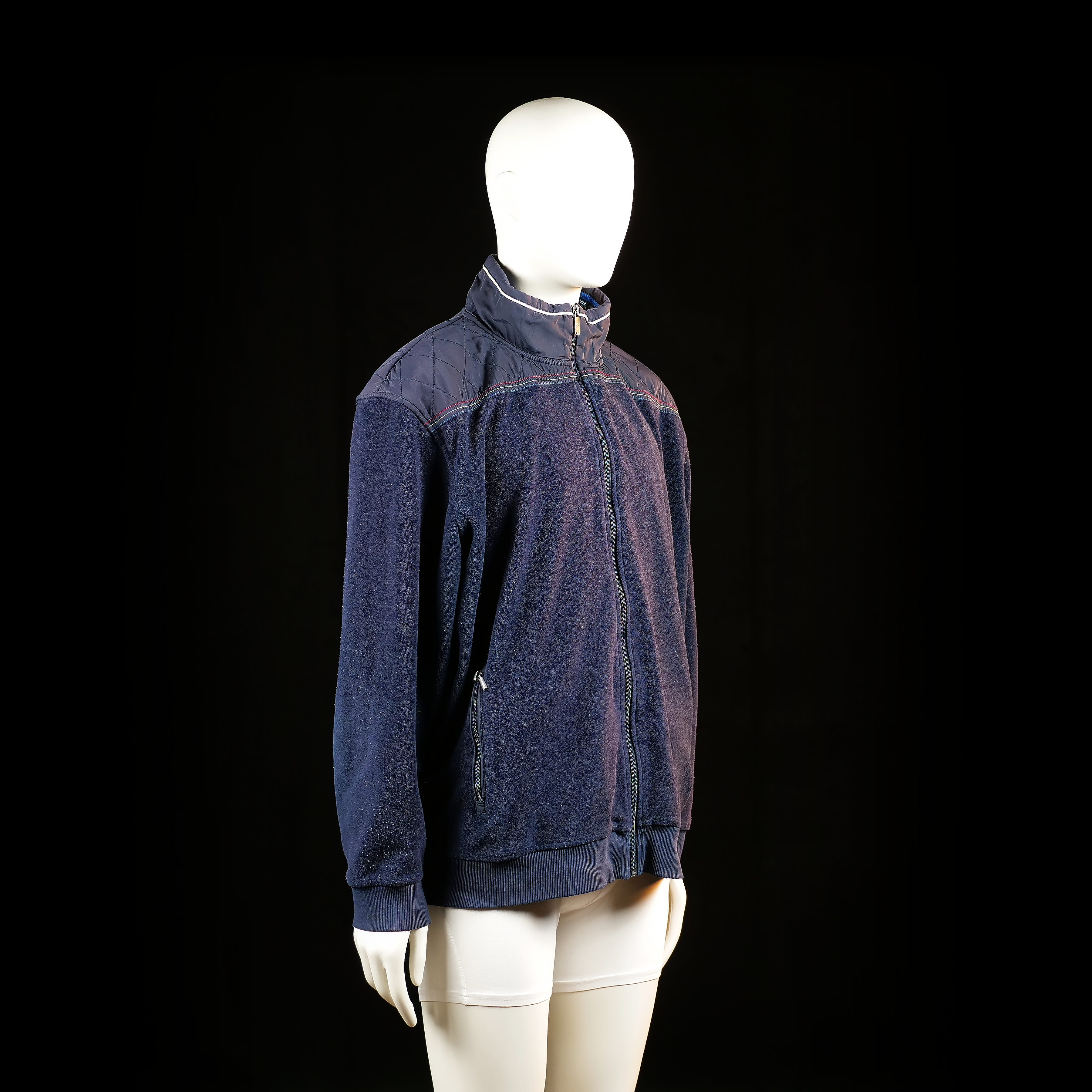 Adventure Line - fleece jacket - Navy - (Storlek: 3XL)