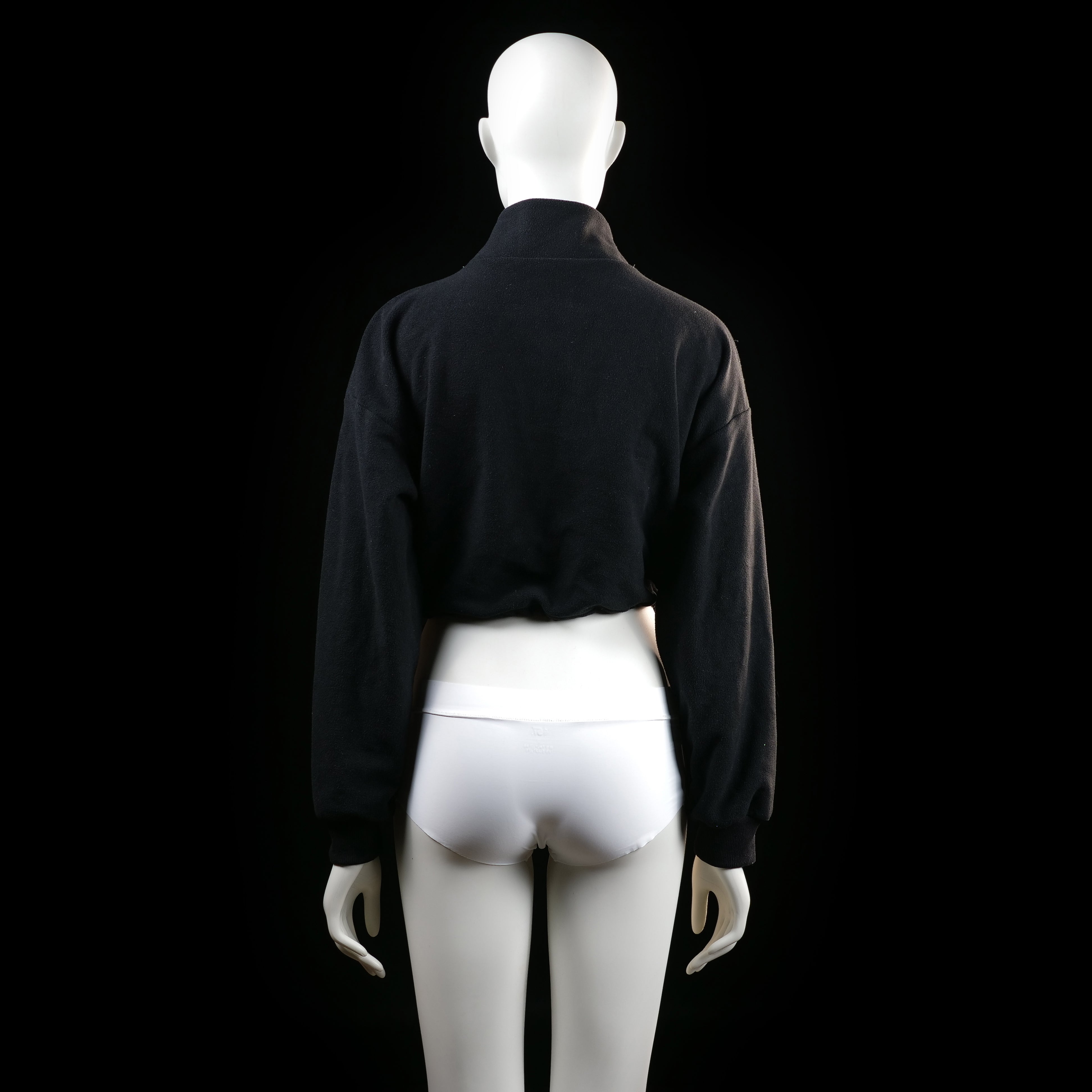 H&M - sweatshirt - Black, White, Yellow - (Storlek: S)