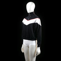 Jennyfer - sweatshirt - Black, White - (Storlek: S)