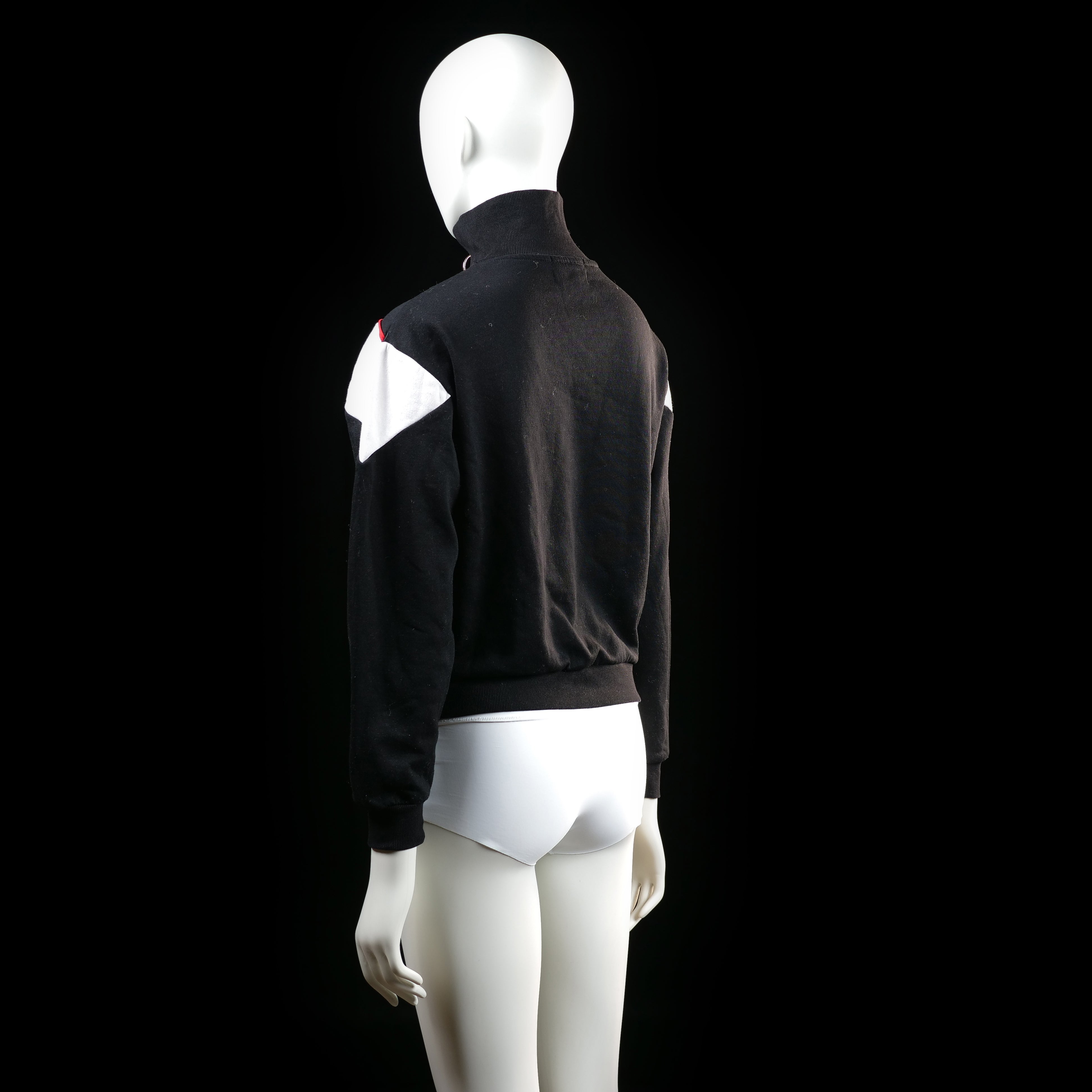 Jennyfer - sweatshirt - Black, White - (Storlek: S)