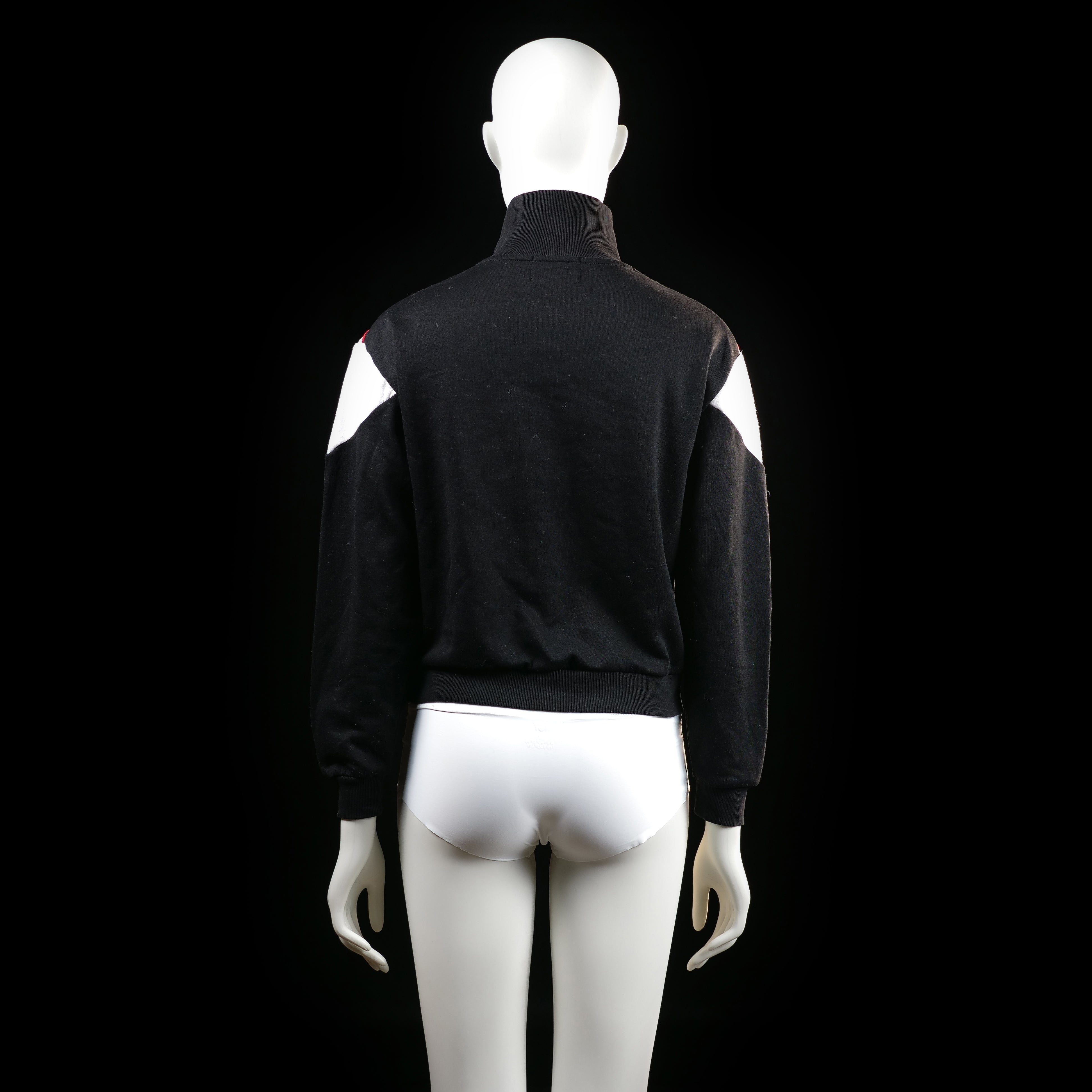 Jennyfer - sweatshirt - Black, White - (Storlek: S)