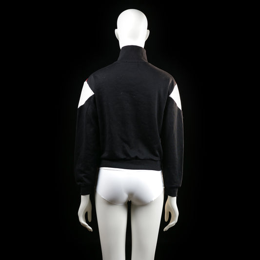 Jennyfer - sweatshirt - Black, White - (Storlek: S)