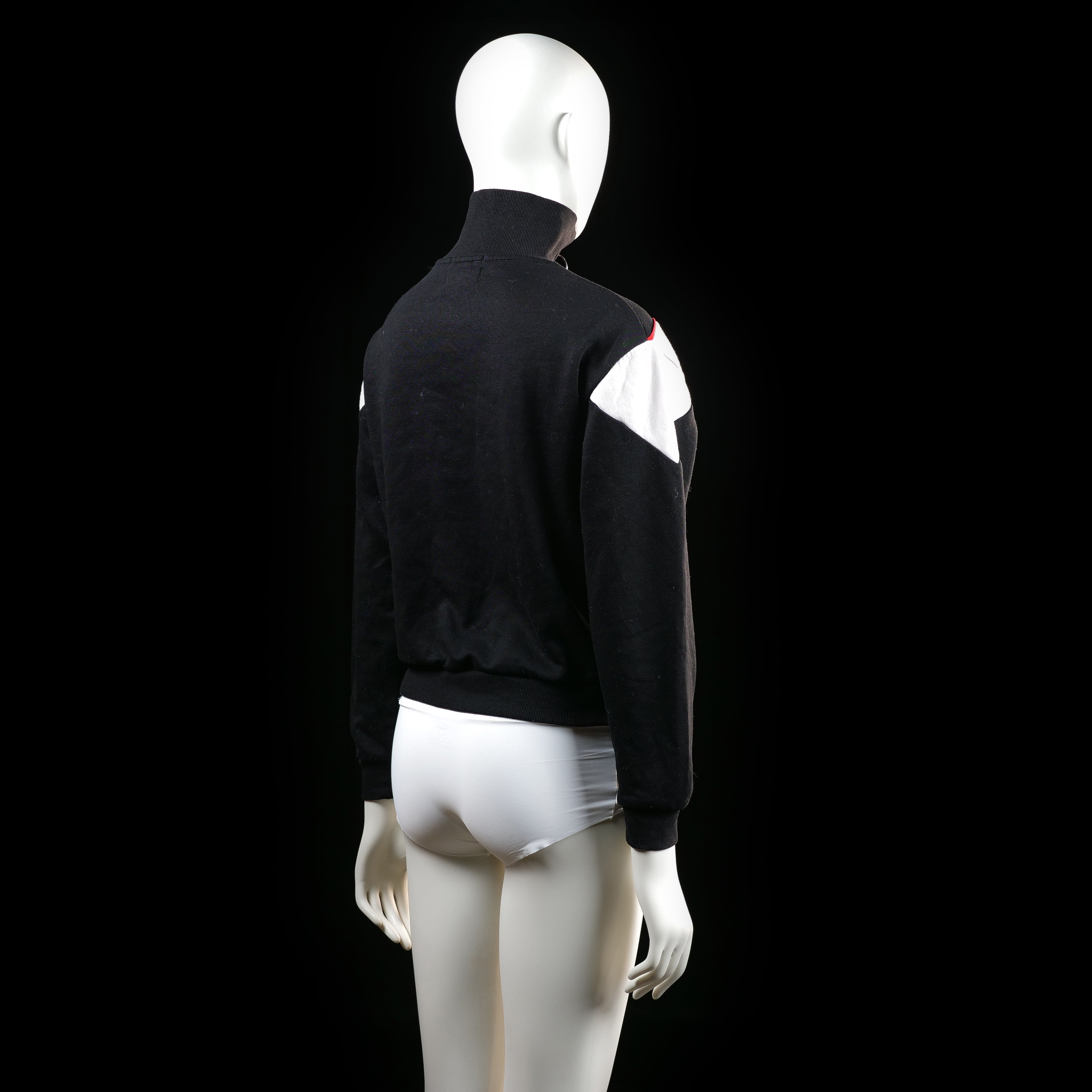 Jennyfer - sweatshirt - Black, White - (Storlek: S)