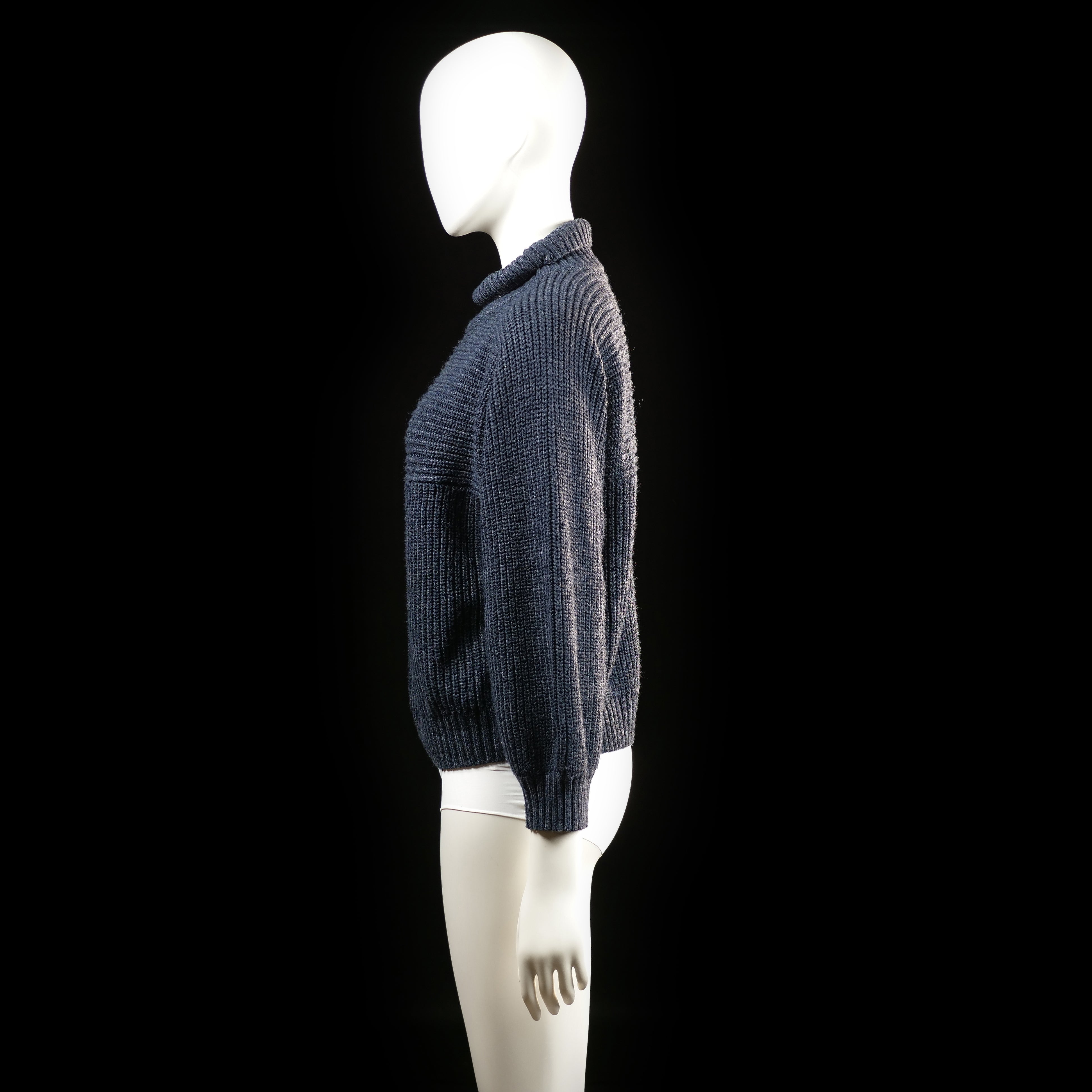 Monkl - sweater - Navy - (Storlek: S)