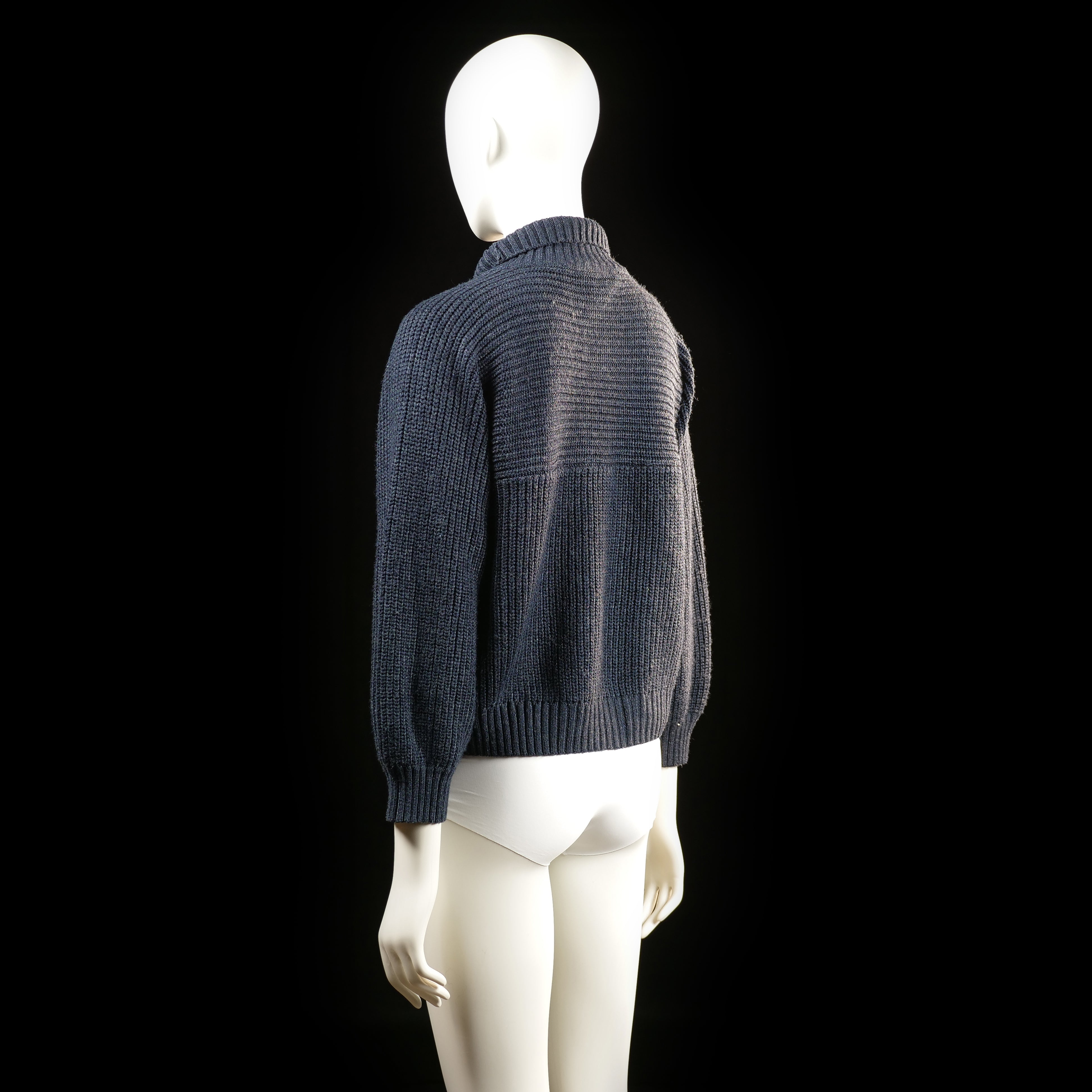 Monkl - sweater - Navy - (Storlek: S)