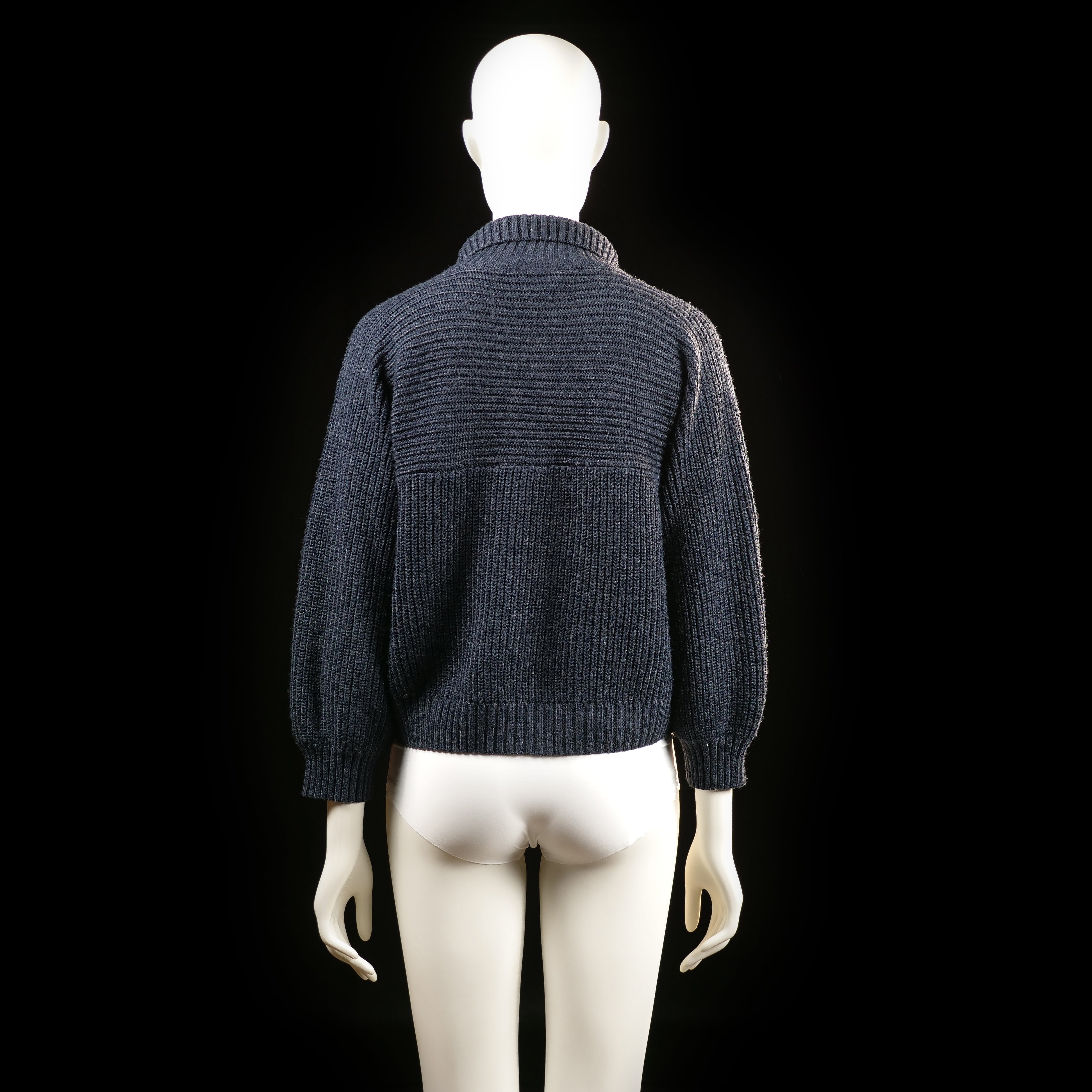 Monkl - sweater - Navy - (Storlek: S)