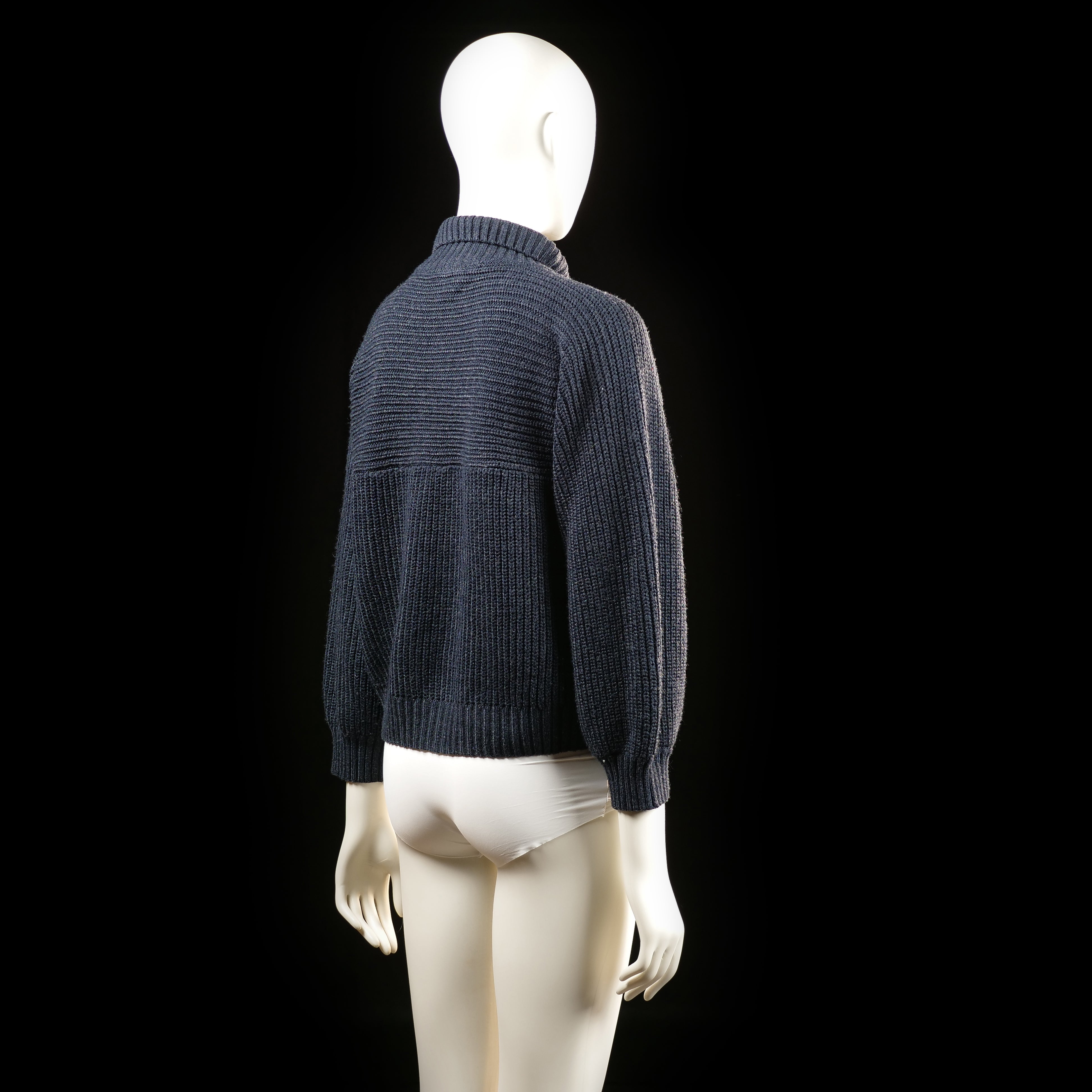 Monkl - sweater - Navy - (Storlek: S)
