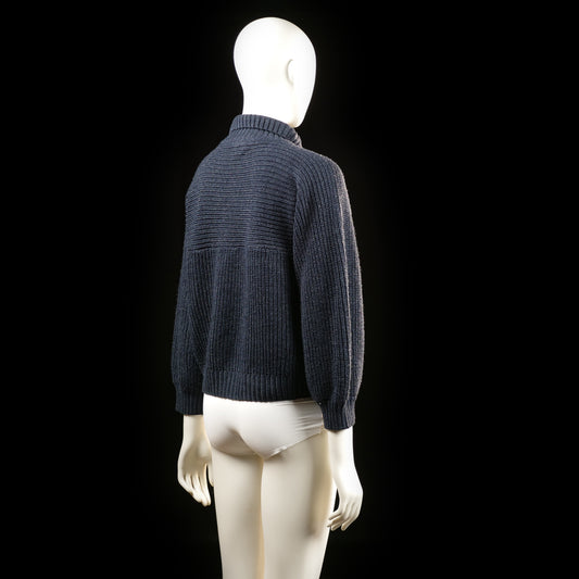 Monkl - sweater - Navy - (Storlek: S)