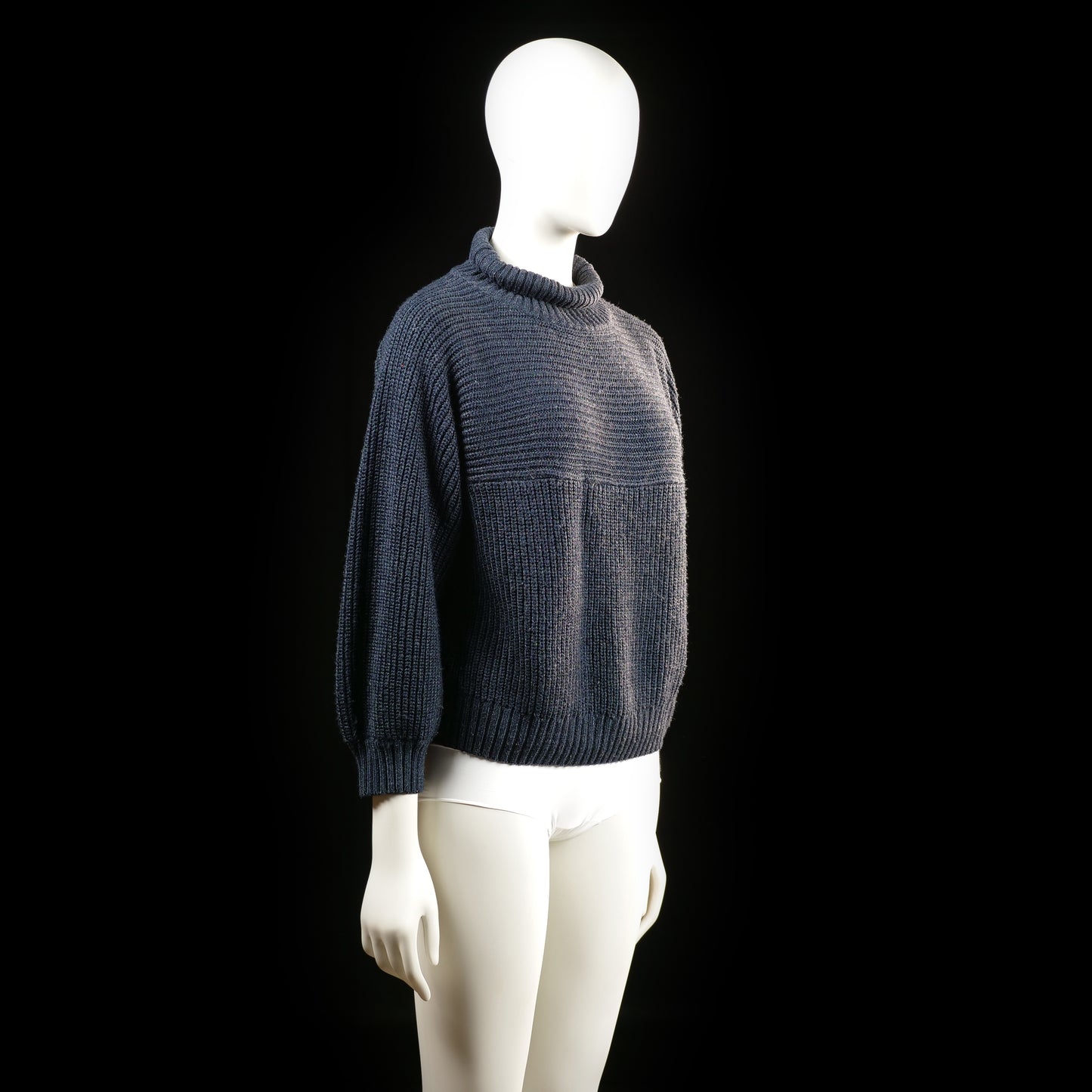 Monkl - sweater - Navy - (Storlek: S)