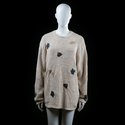 Signature - sweater - Beige - (Storlek: L)