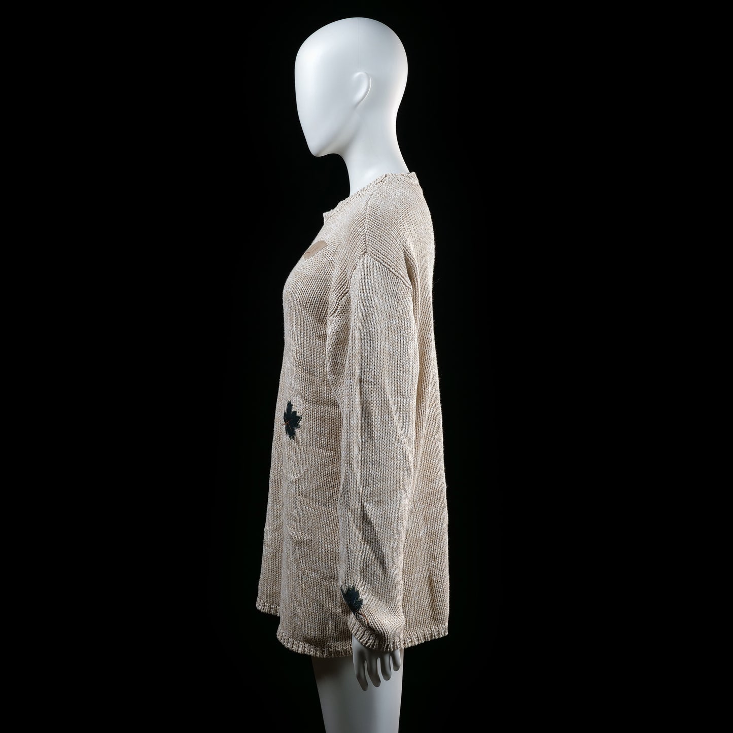 Signature - sweater - Beige - (Storlek: L)